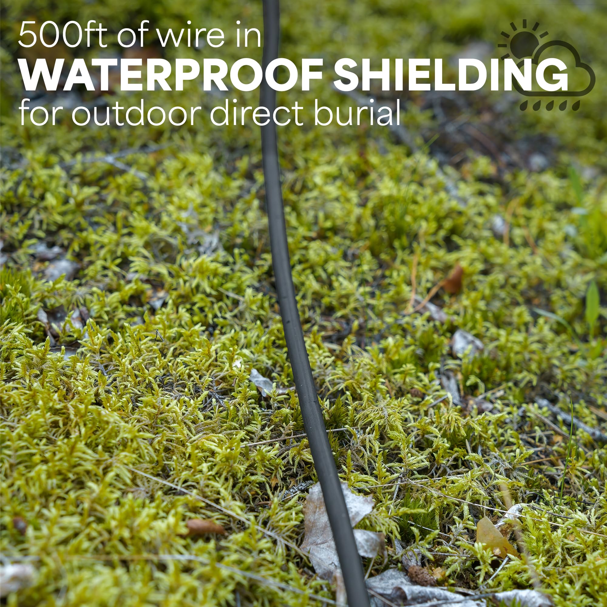 New Full Copper 1,000 ft Cat6 Ethernet Cable / Wire 1,000ft Cat 6 Waterproof Outdoor / Direct Burial / Underground ~ by VIVO (CABLE V010)