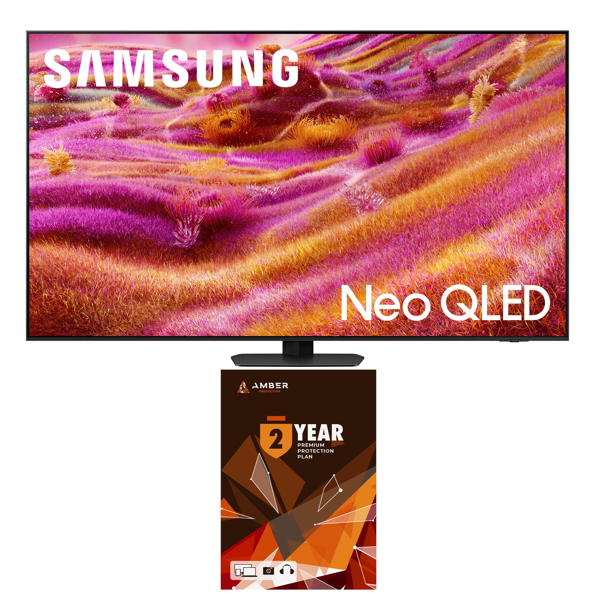 Samsung Qn55Qn90Fafxza 55 Inch Neo Qled 4K Qn90F Vision Ai Smart Tv With 2 Year Amber Protection Plan (2025)