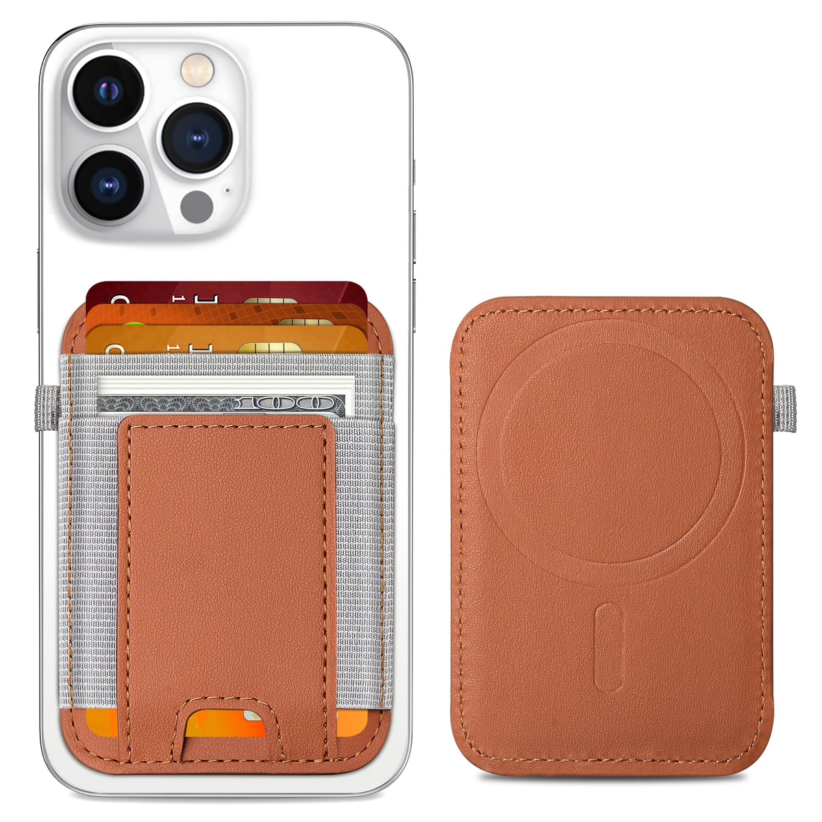 For Magsafe Wallet, Strong Magnetic Wallet For Iphone 16/15/14/13/12 Series, Magnetic Card Holder Wallet For Iphone Wallet Magsa