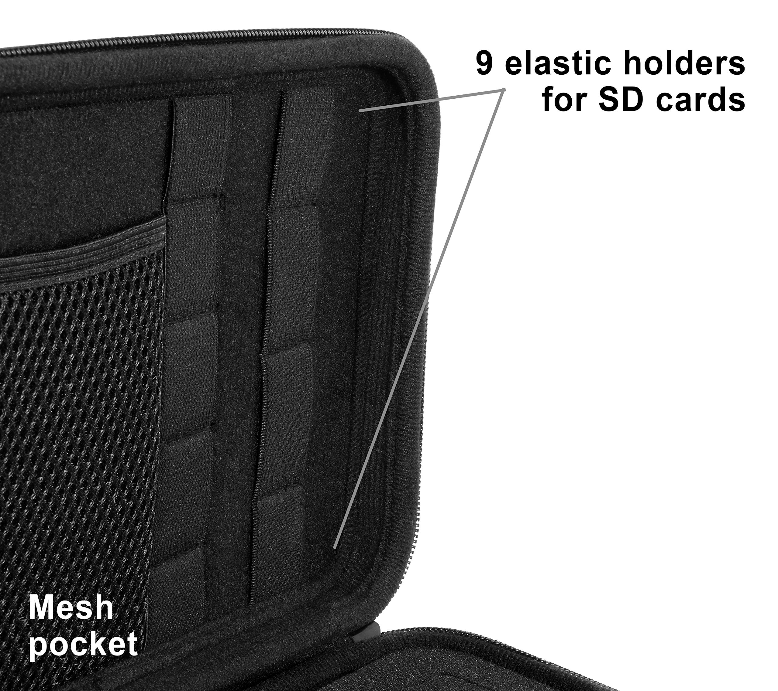 Professional Portable Recorder Case With Diy Foam Inlay For Zoom H1, H2N, H5, H4N, H6, F8, Q8 Handy Music Recorders, Charger, Mi
