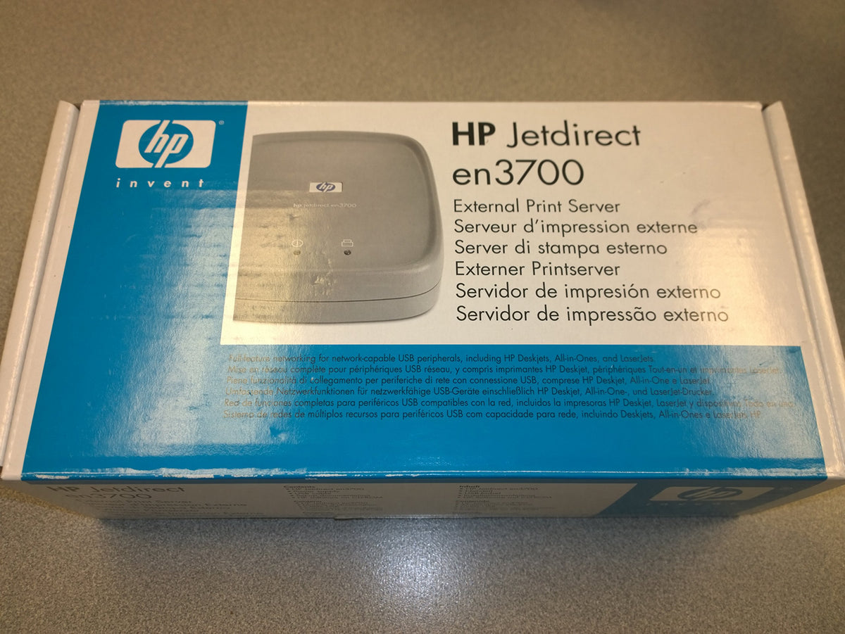 HP J7942A Jetdirect en3700 Fast Ethernet Print Server (USB 2.0)