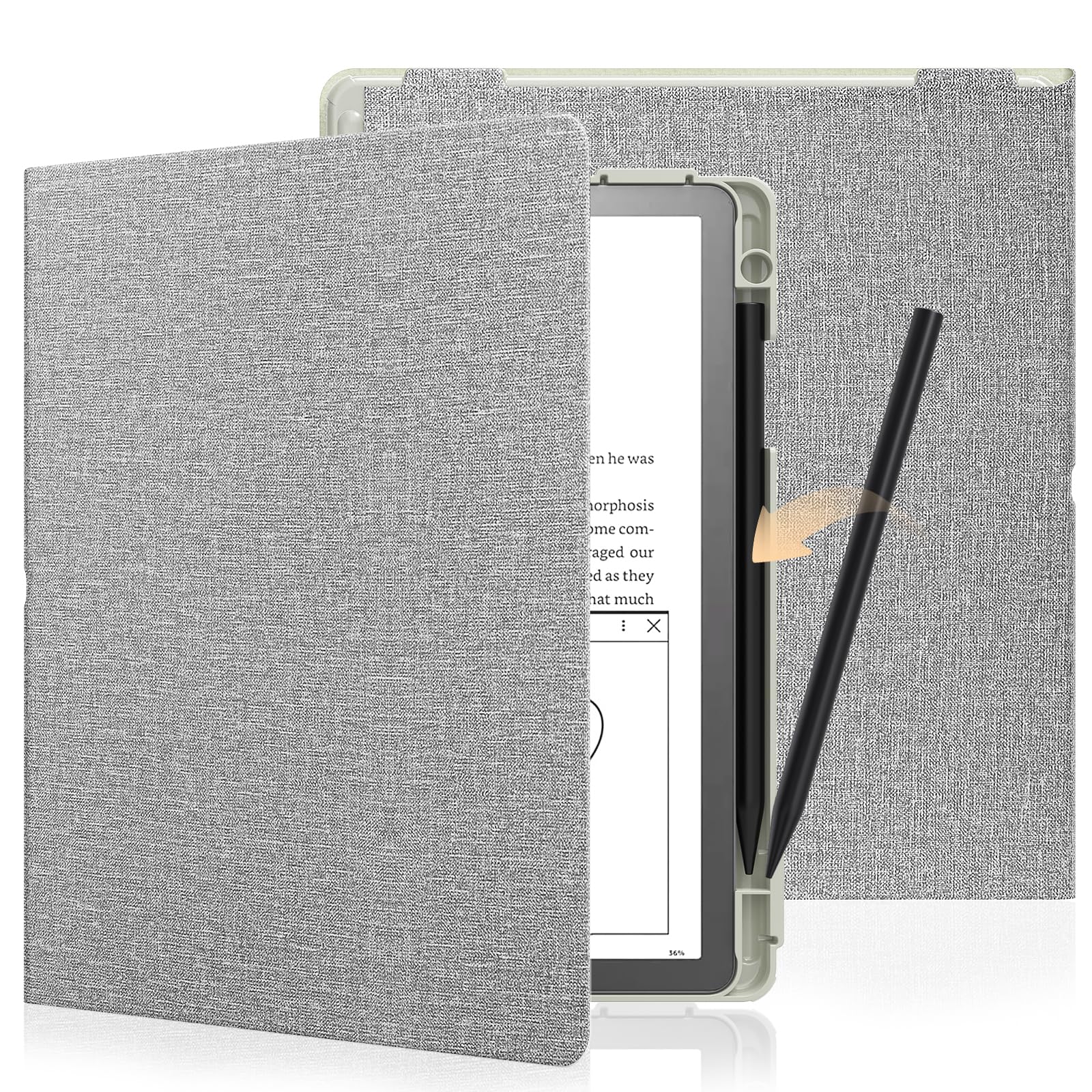 E Net Case Case For Kindle Scribe   Lightweight And Hard Back Shell Protective Book Folio Cover With Auto Sleep Wake Feature For