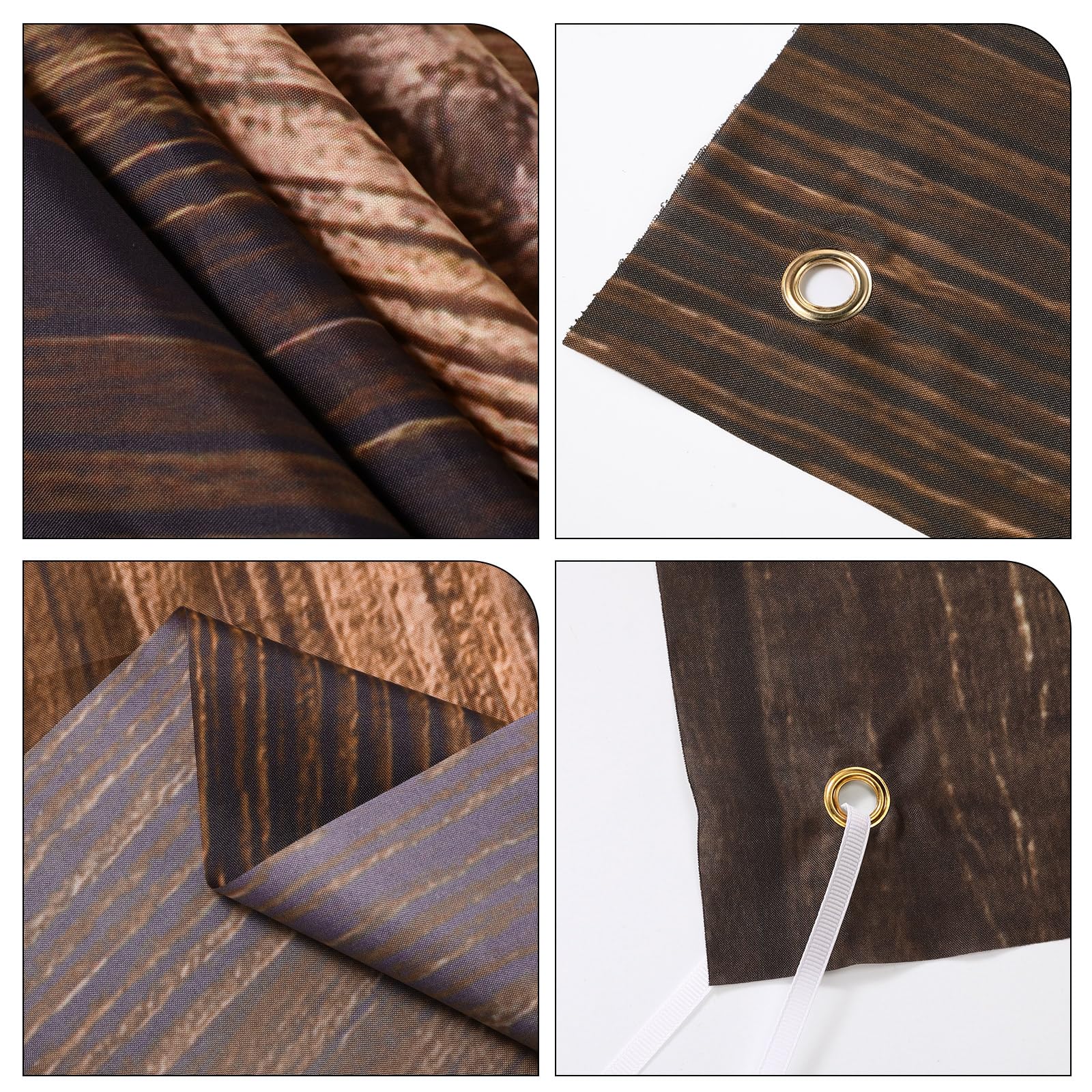 Buryeah 7 X 5 Ft Wood Backdrop Brown Wood Wall Background Wooden Rustic Photo Backdrop Fabric Polyester Photography Backdrop Sup