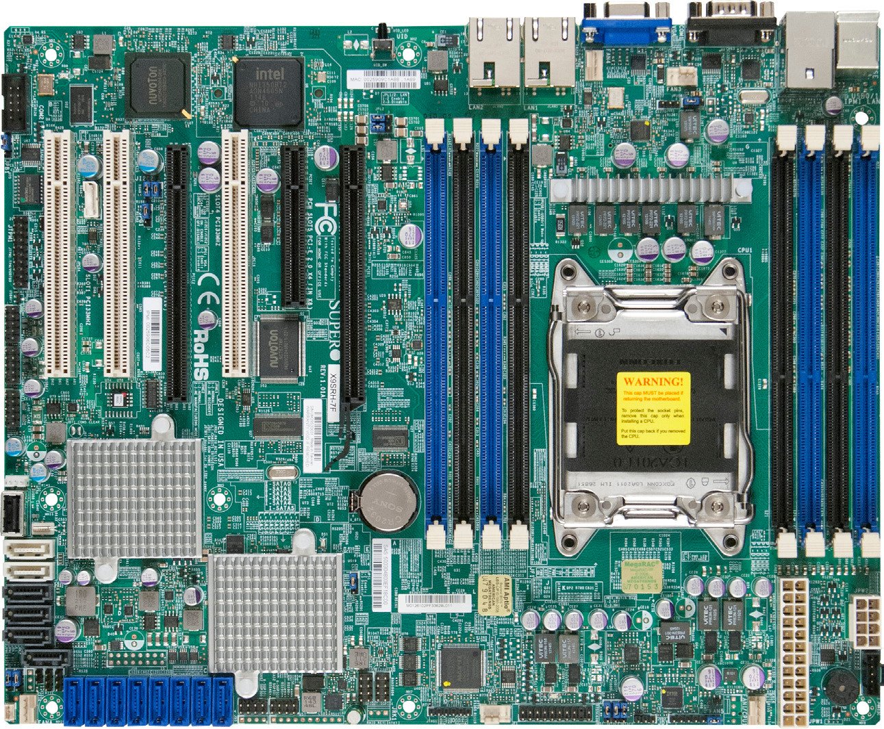 Supermicro Mbd X9Srh 7F O Single Socket R (Lga 2011) Supports Intel Xeon E5 2600/1600 Series, Intel C602J