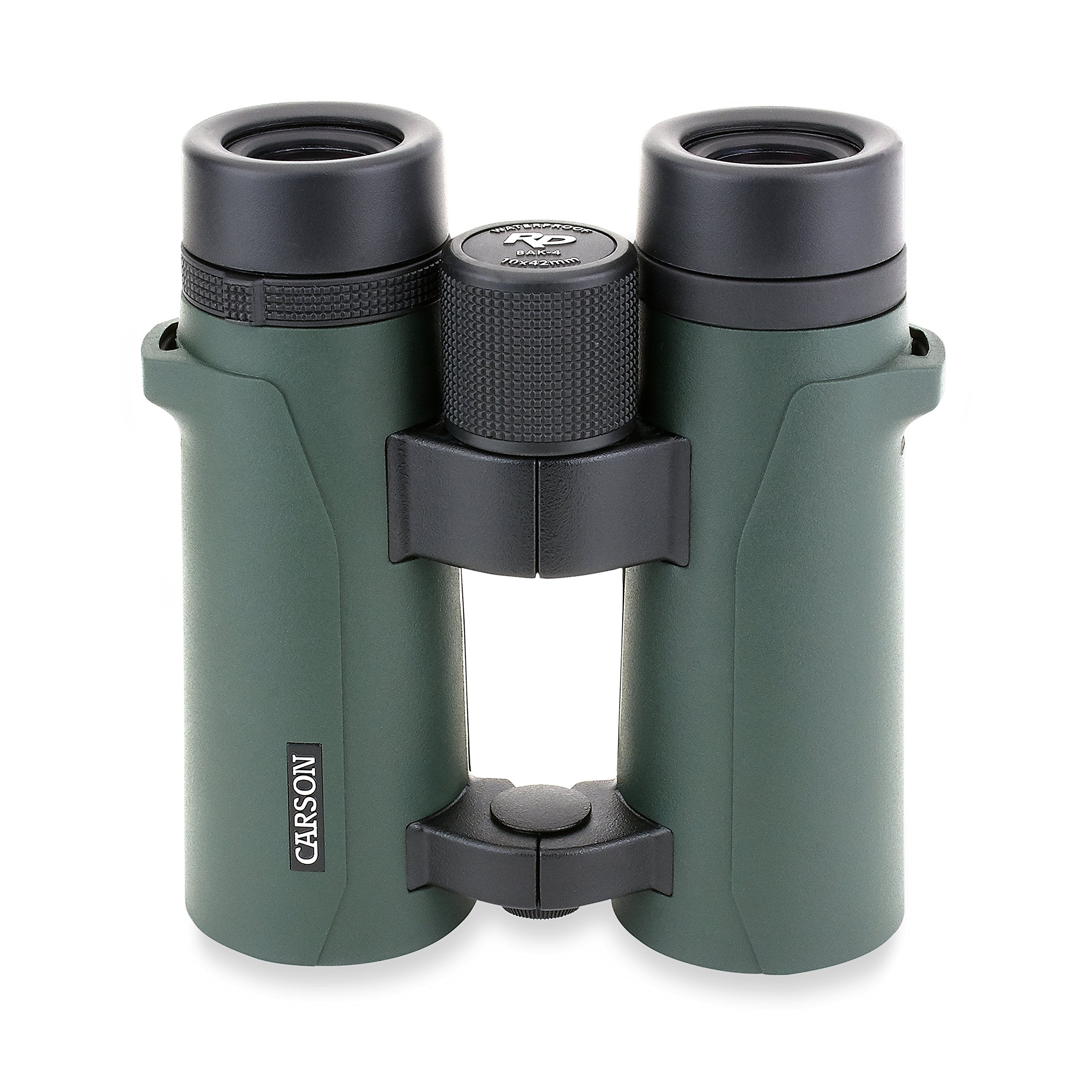 Carson RD Series 10x42mm Open-Bridge Waterproof High Definition Full Sized Binoculars (RD-042)