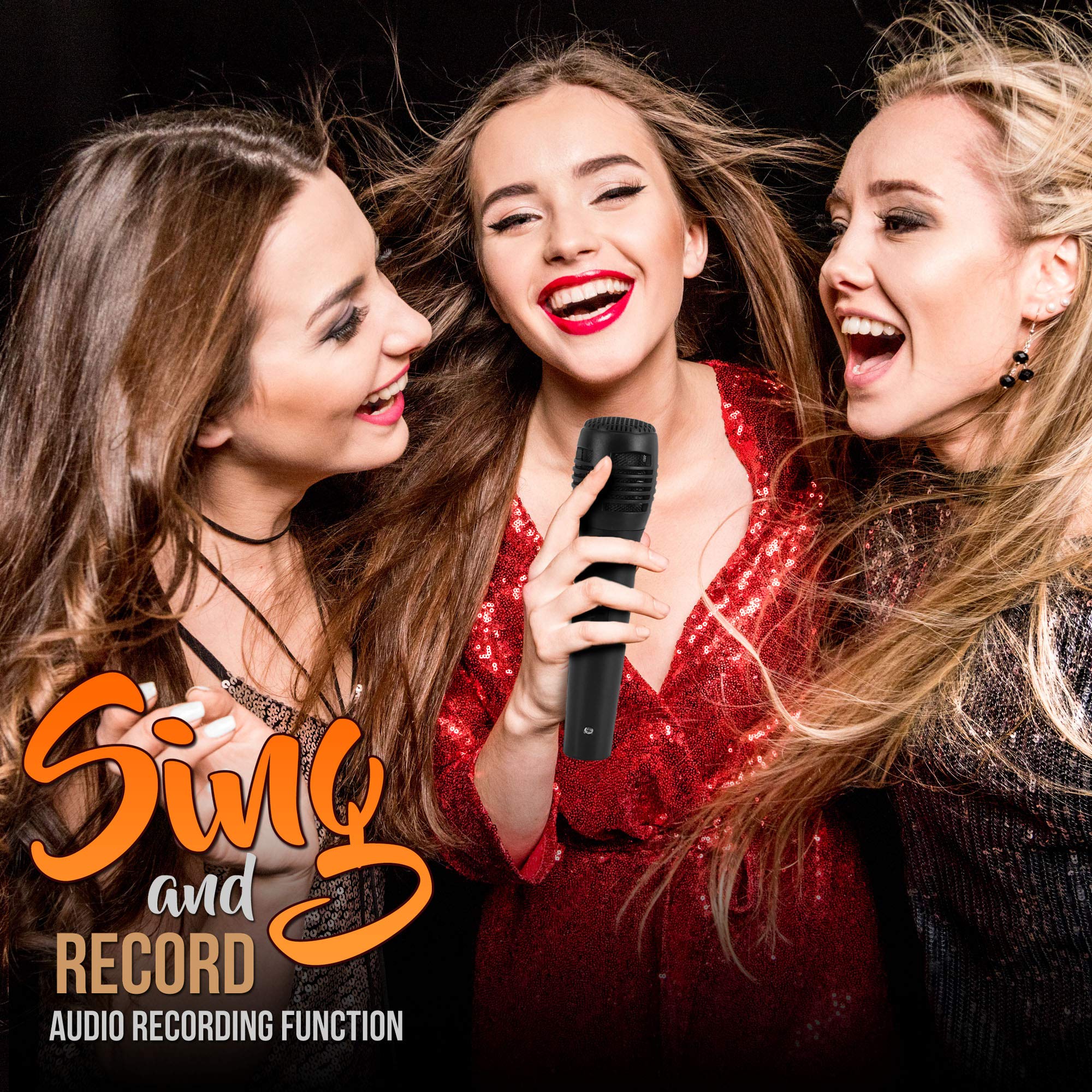 Pyle Portable Bluetooth Karaoke Speaker System   Audio Recording Function, 32 Gb Usb/Sd Card Support, Built In Rechargeable Batt