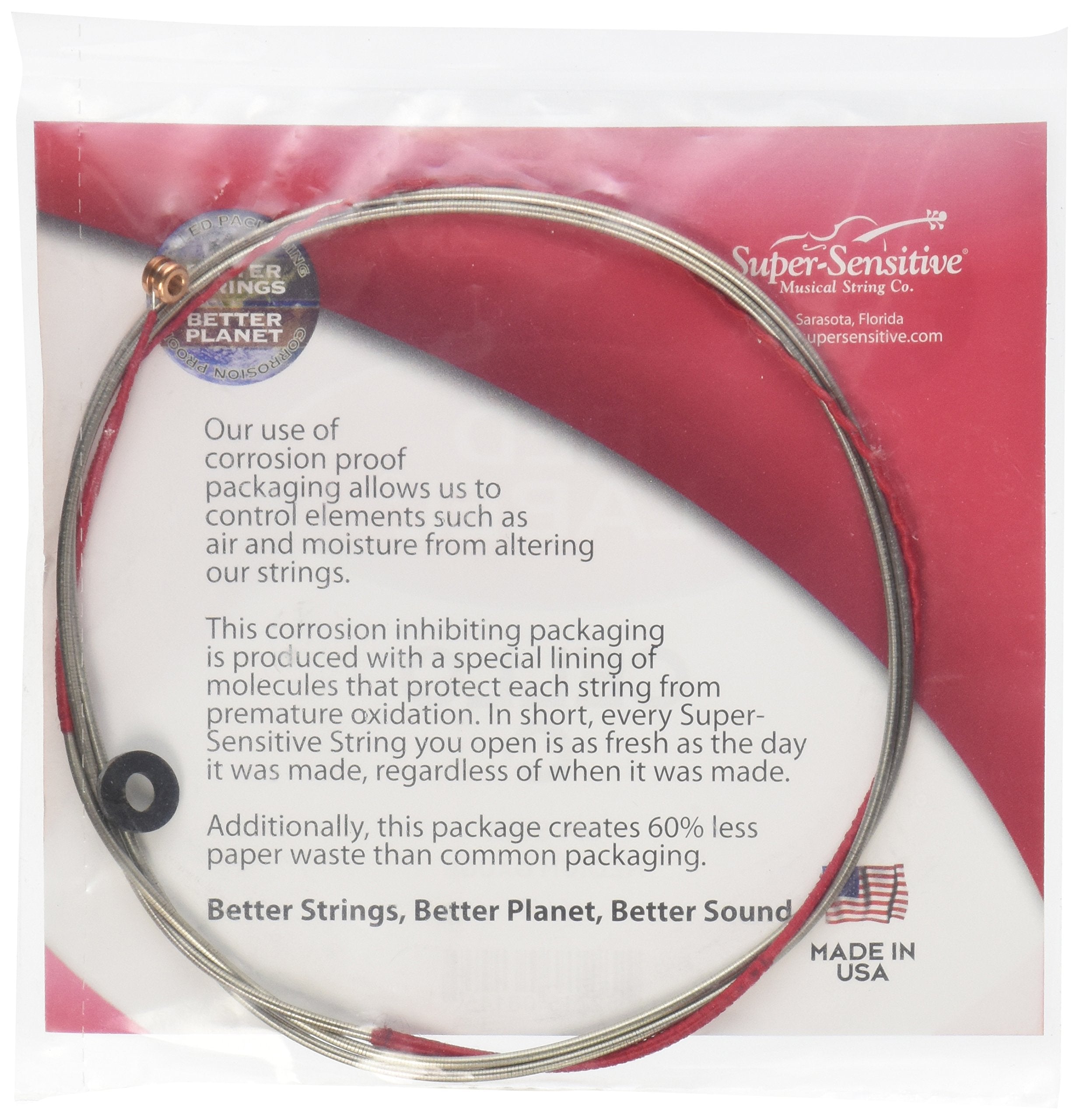 Super Sensitive Red Label Cello C String 3/4 Medium