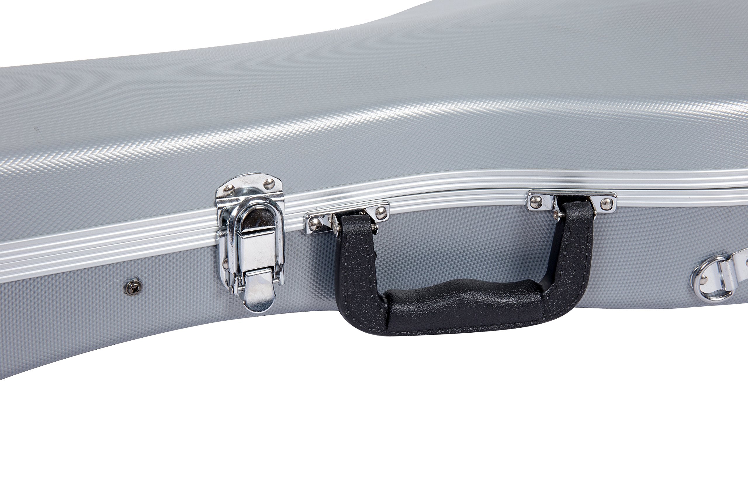 Crossrock, Abs Molded Style Mandolin Hard Shell Case, Sliver (Cra861Masl)