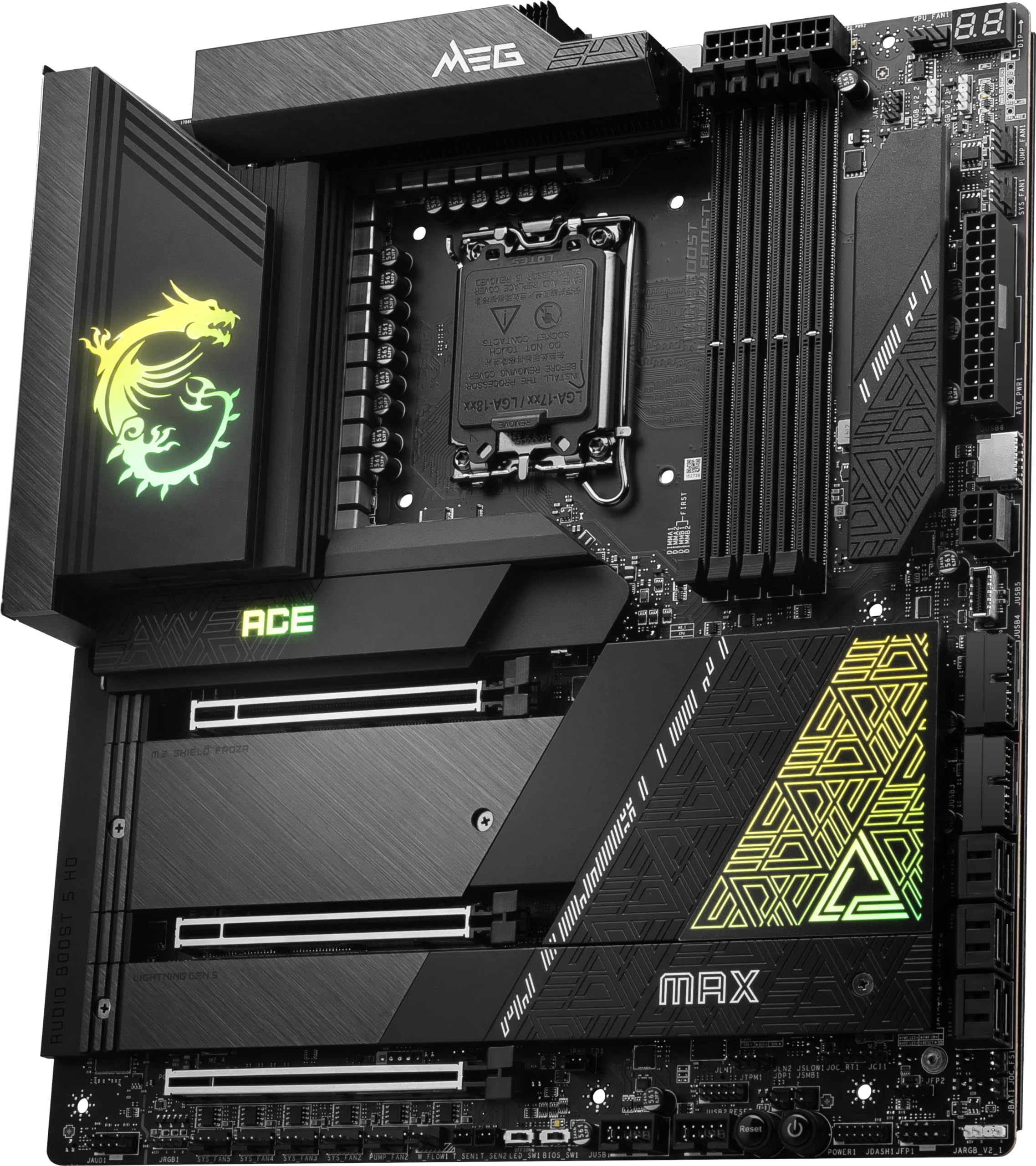 Msi Meg Z790 Ace Max Gaming Motherboard (Supports 12Th/13Th/14Th Gen Intel Processors, Lga 1700, Ddr5, Pcie 5.0, M.2, 2.5Gbps La