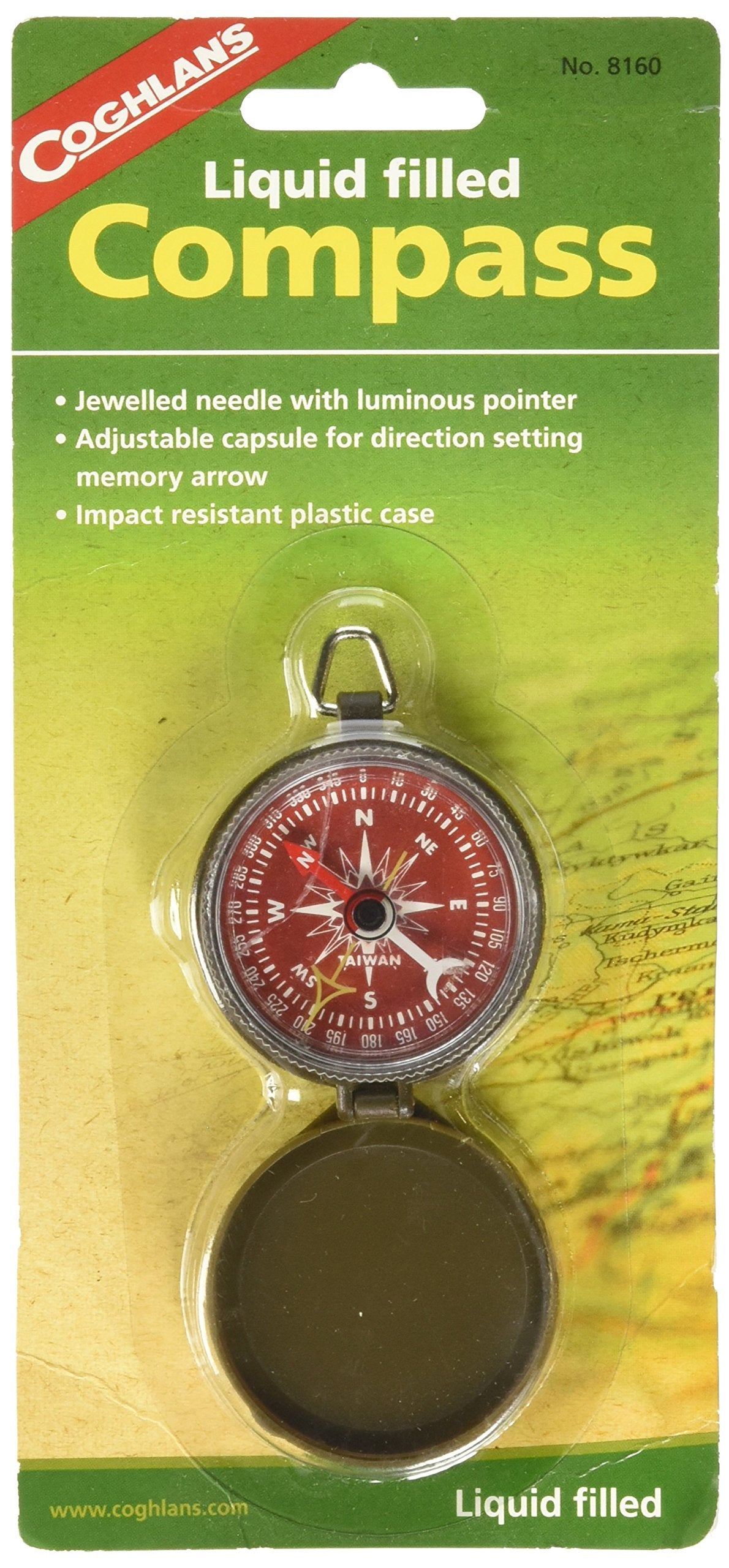 Coghlans 8160 Liquid Filled Pocket Compass