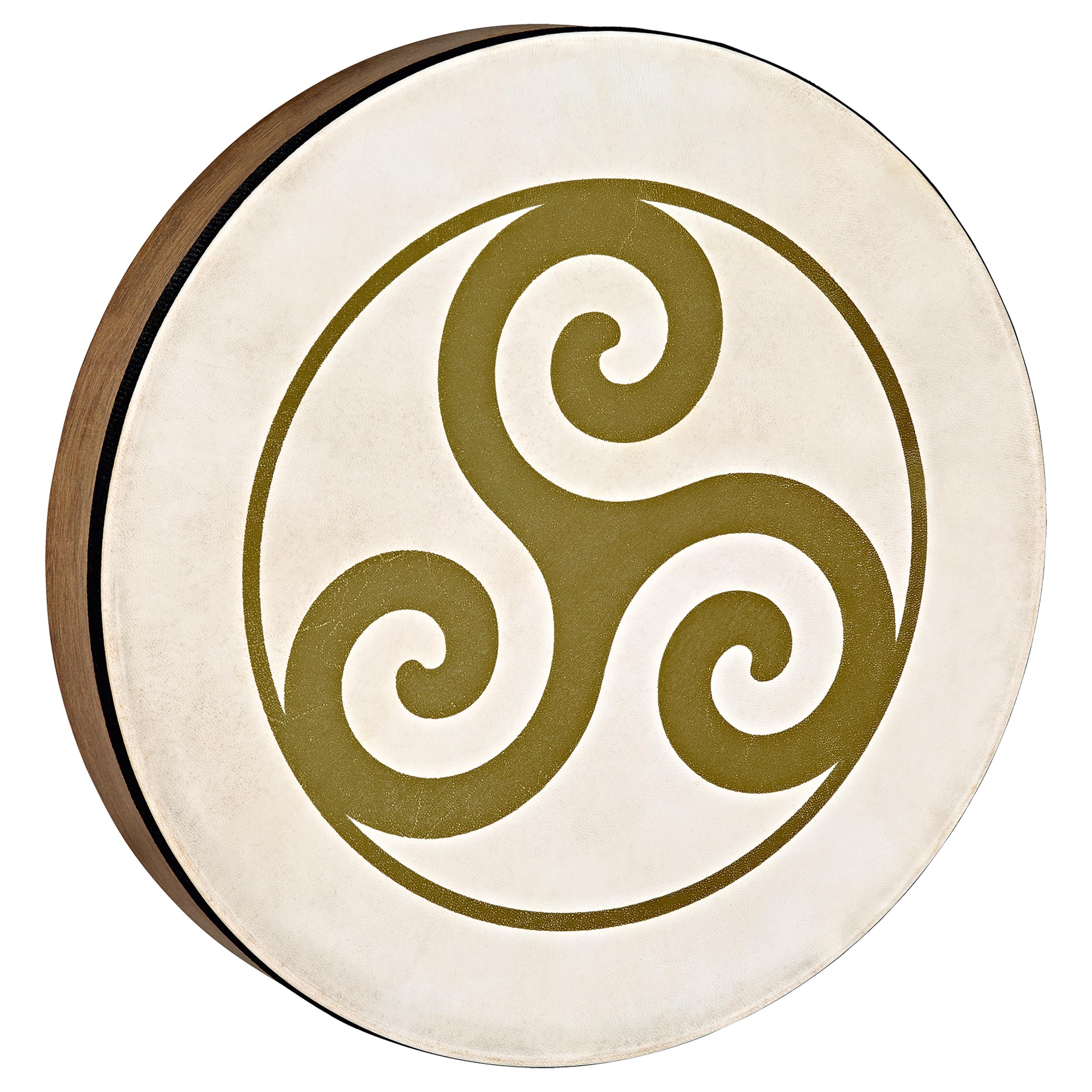Meinl Sonic Energy Hd16Wbtr 16Inch Hand Drum, Walnut Brown With Triskele Symbol