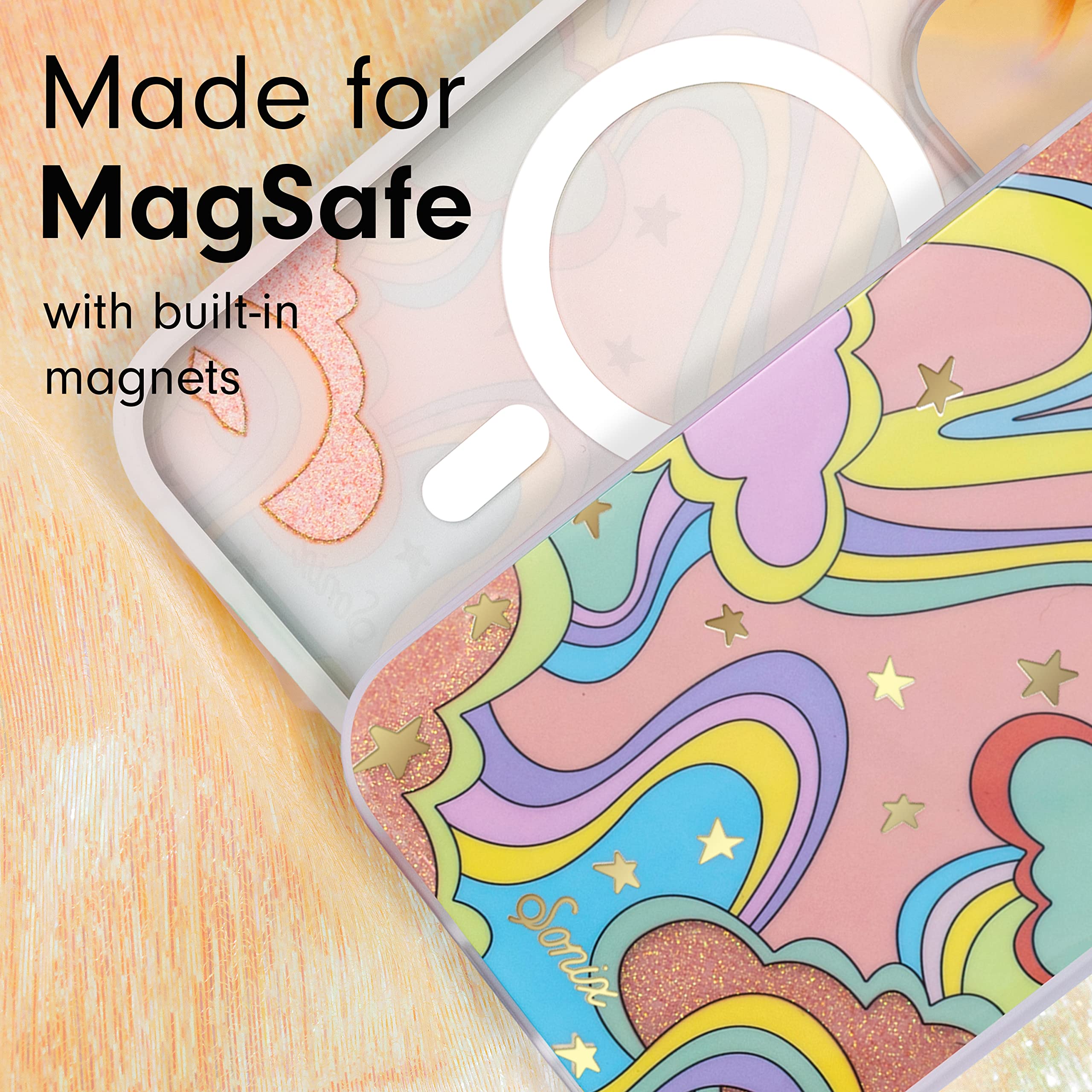 Sonix Case For Iphone 14 Pro Max | Compatible With Magsafe | 10Ft Drop Tested | Illusion