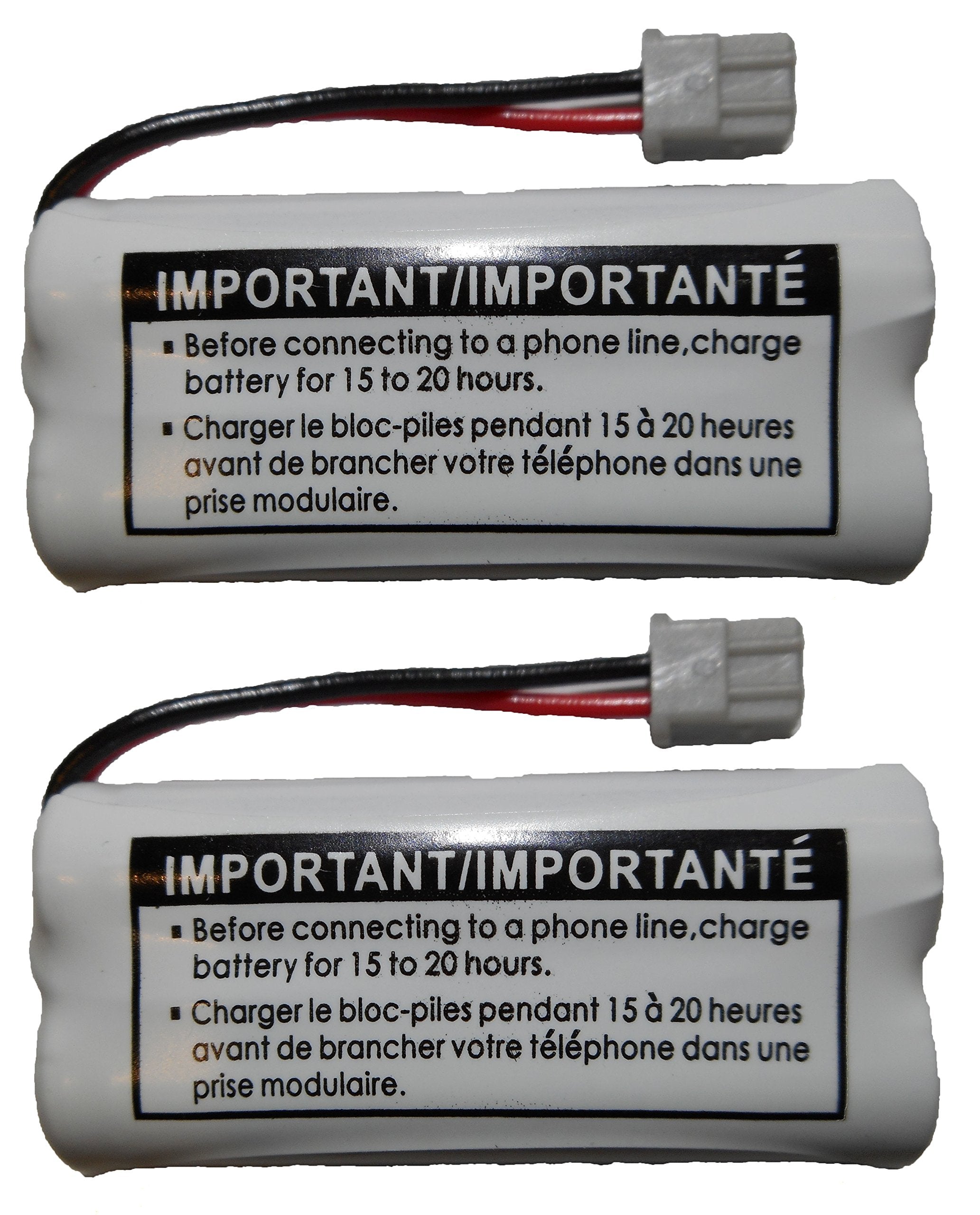 Justgreatdealz High Capacity Rechargeable Replacement Battery Bt 1021 Bbtg0798001 For Uniden Cordless Handsets (2 Pack)