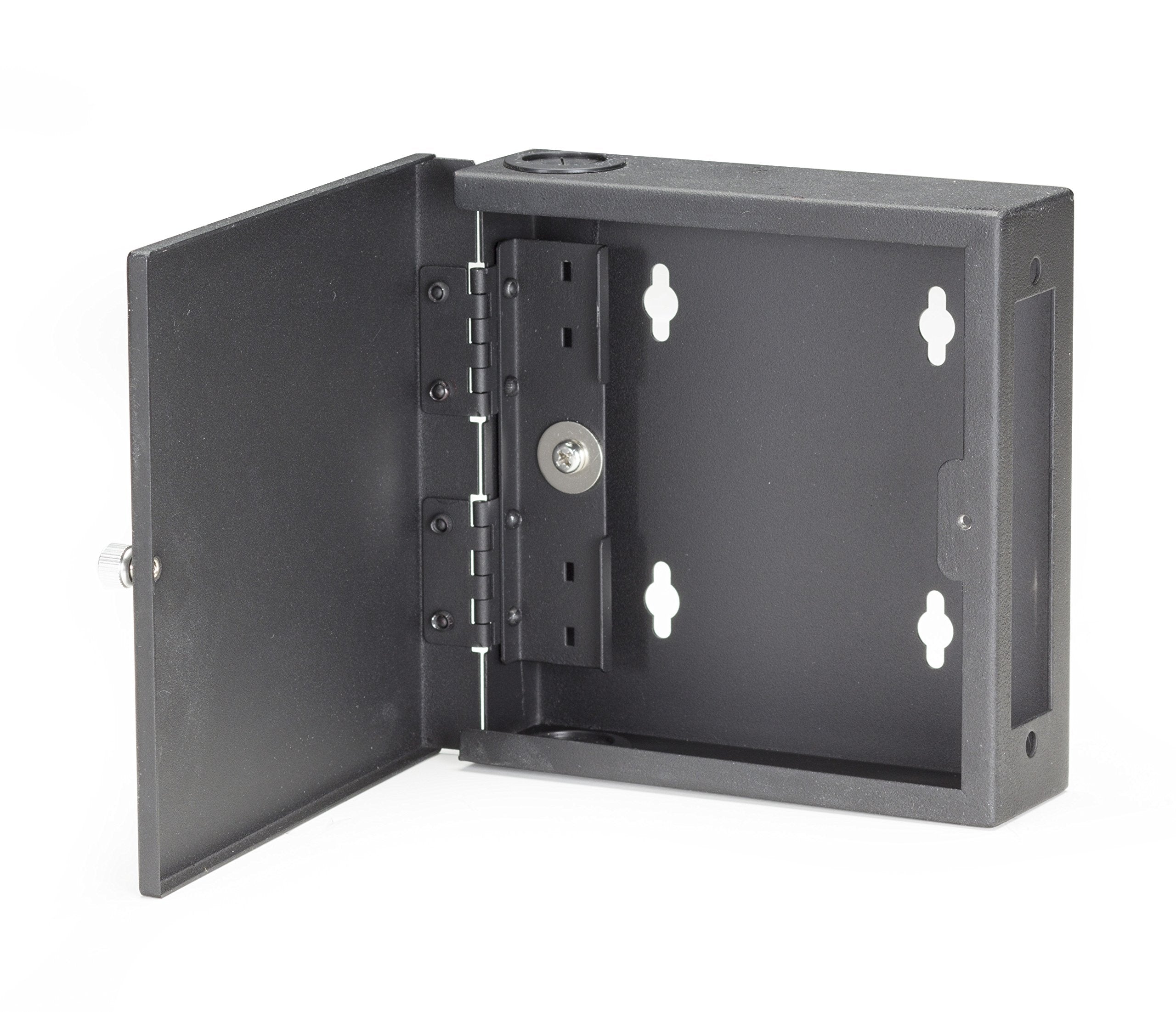 Black Box Wallmount Mini Fiber Enclosure, 1 Slot Adapter