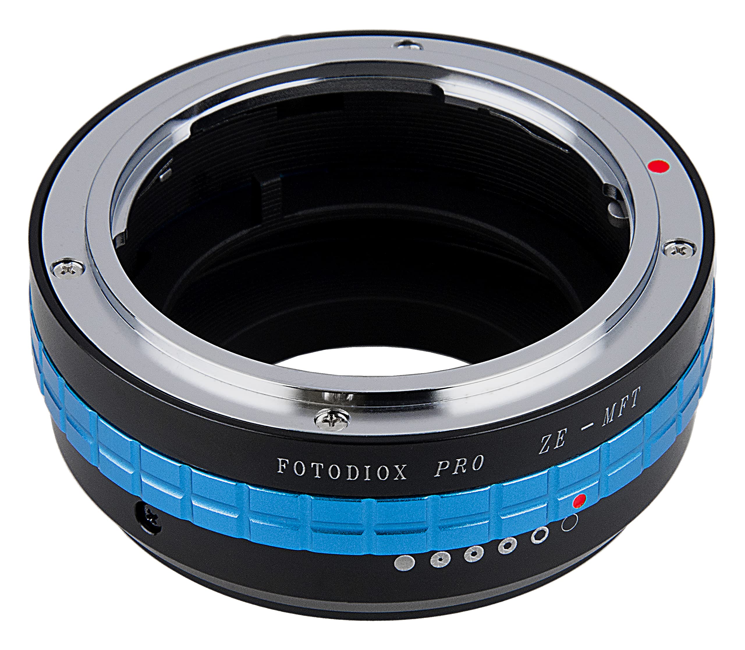Fotodiox Pro Lens Mount Adapter, For Mamiya Ze (35Mm) Lens To Olympus Panasonic Micro Four Third (Mft) Mirrorless Cameras