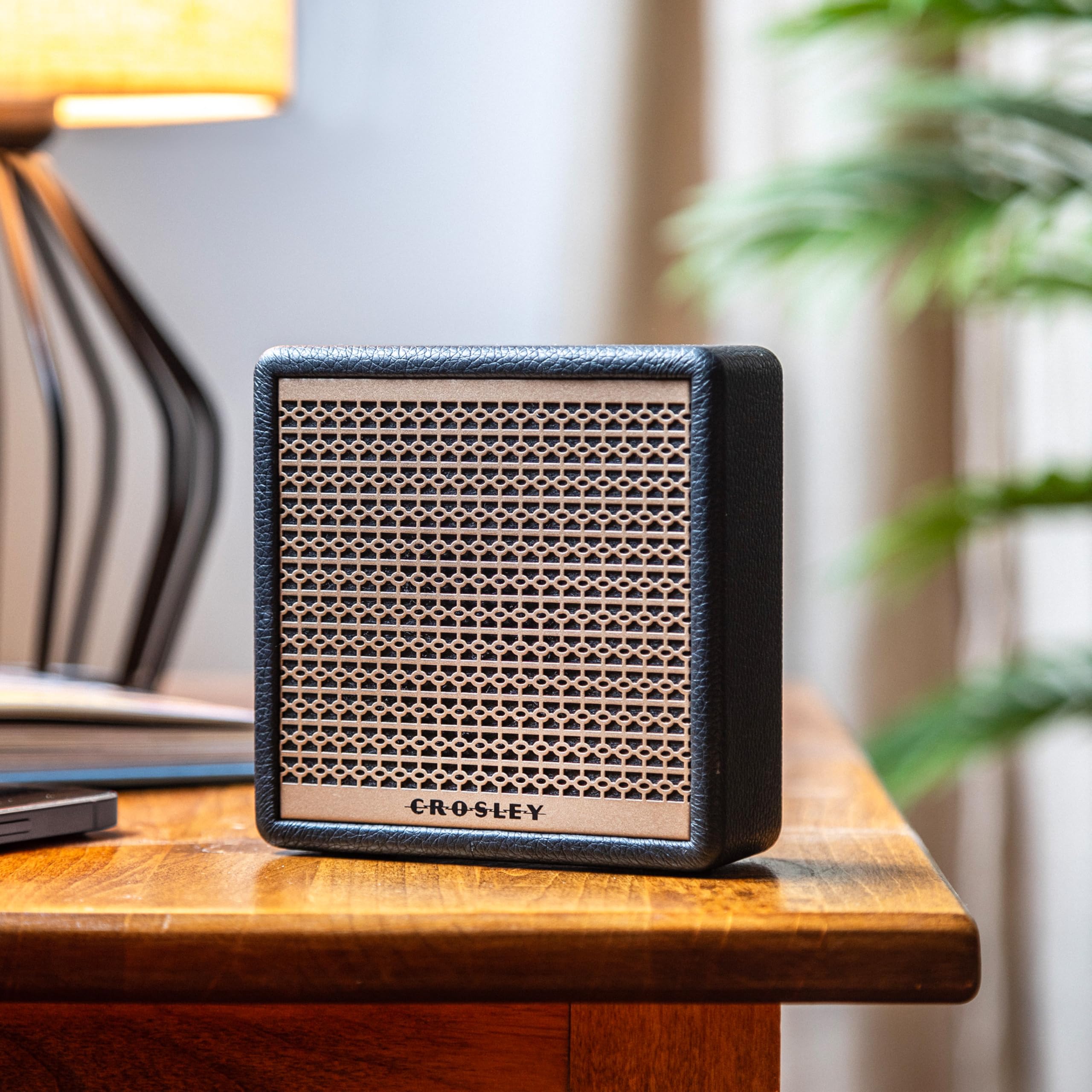 Crosley Cr3114A-Bk Montero Mini Portable Rechargeable Bluetooth Speaker, Black