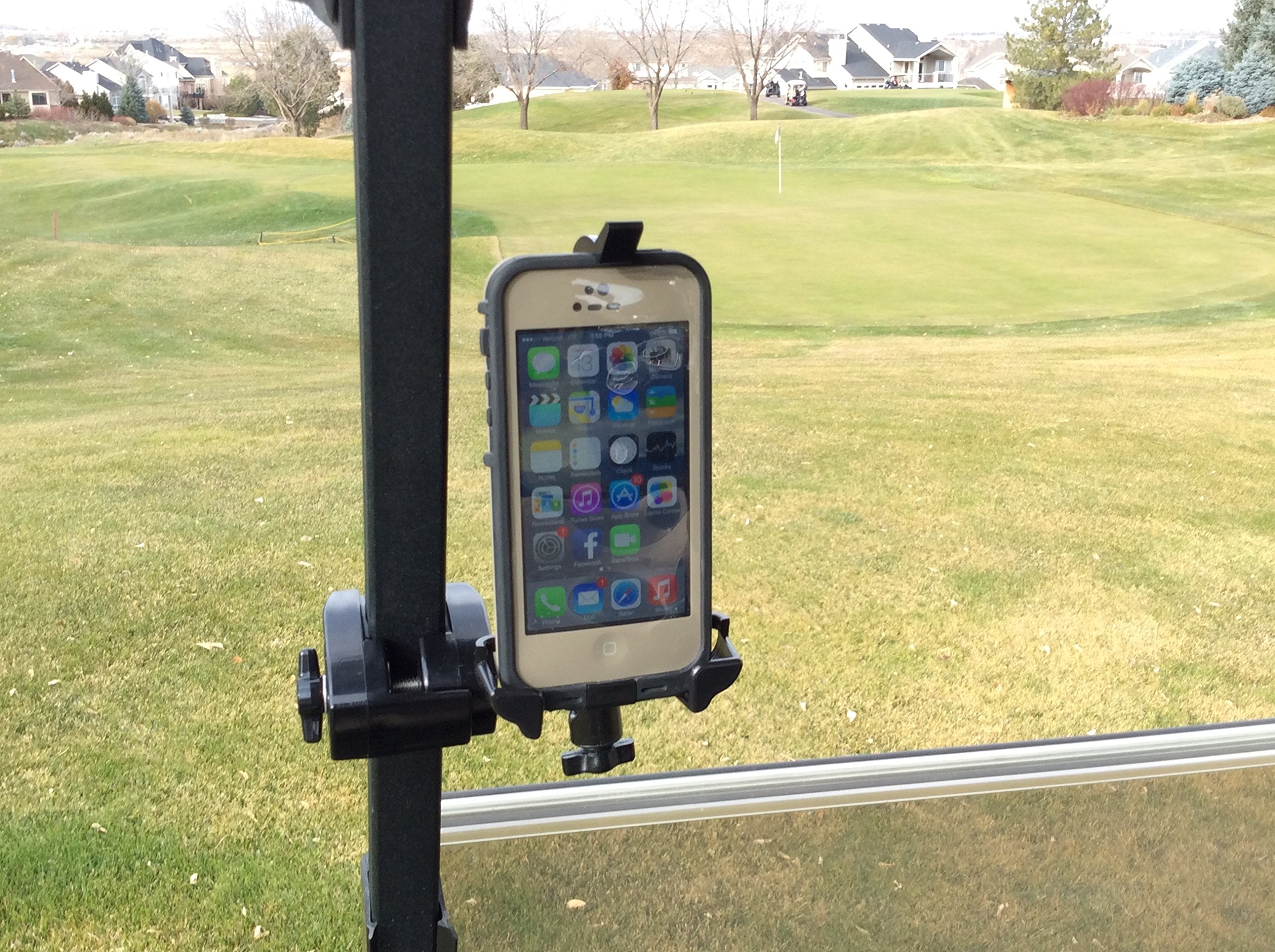 Caddie Buddy Phone Golf Cart Mount/Holder   Fits + Size Phones Wider Than 2.8' (Includeing The Case)