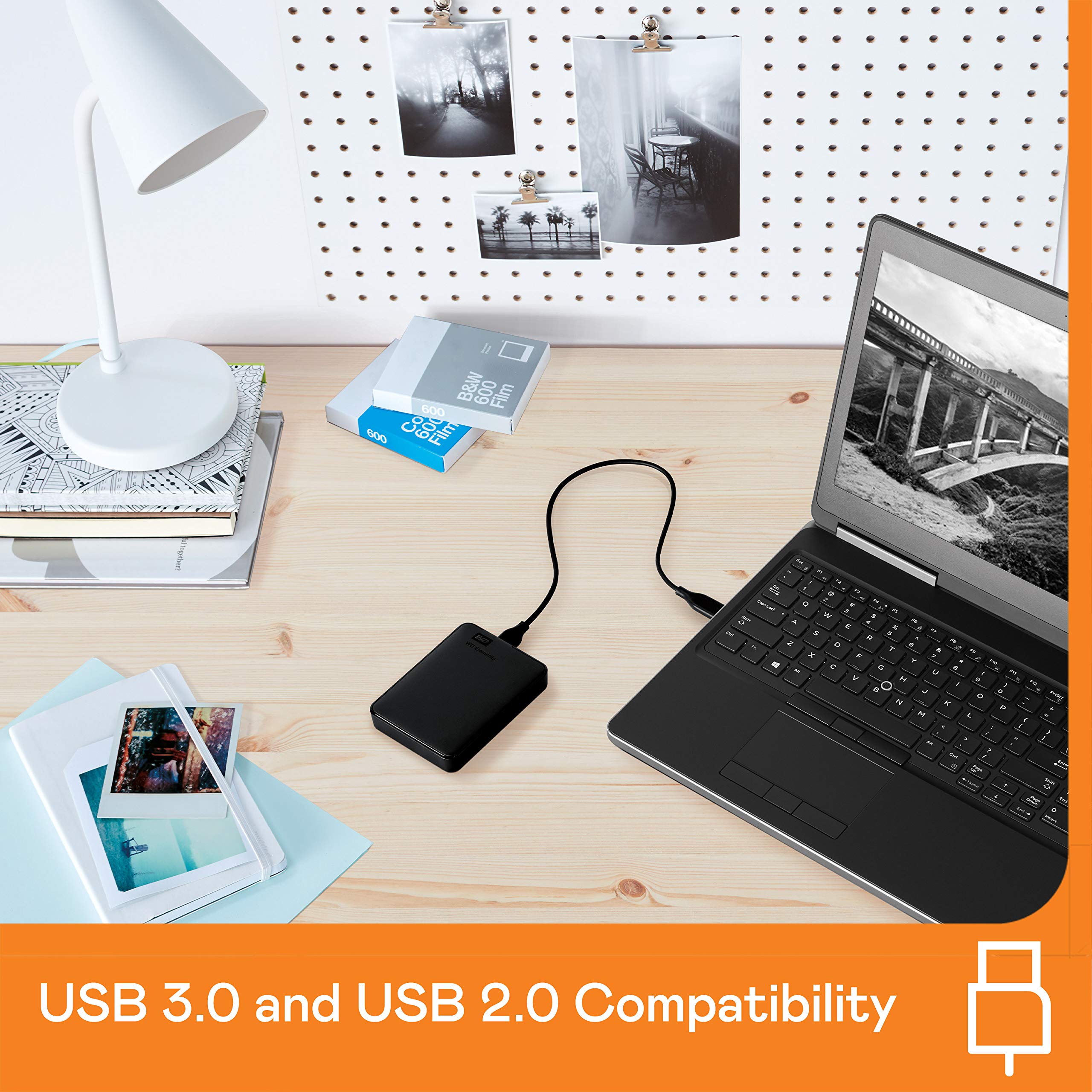 Wd 4Tb Elements Portable External Hard Drive Hdd, Usb 3.0, Compatible With Pc, Mac, Ps4 & Xbox   Wdbu6Y0040Bbk Wesn