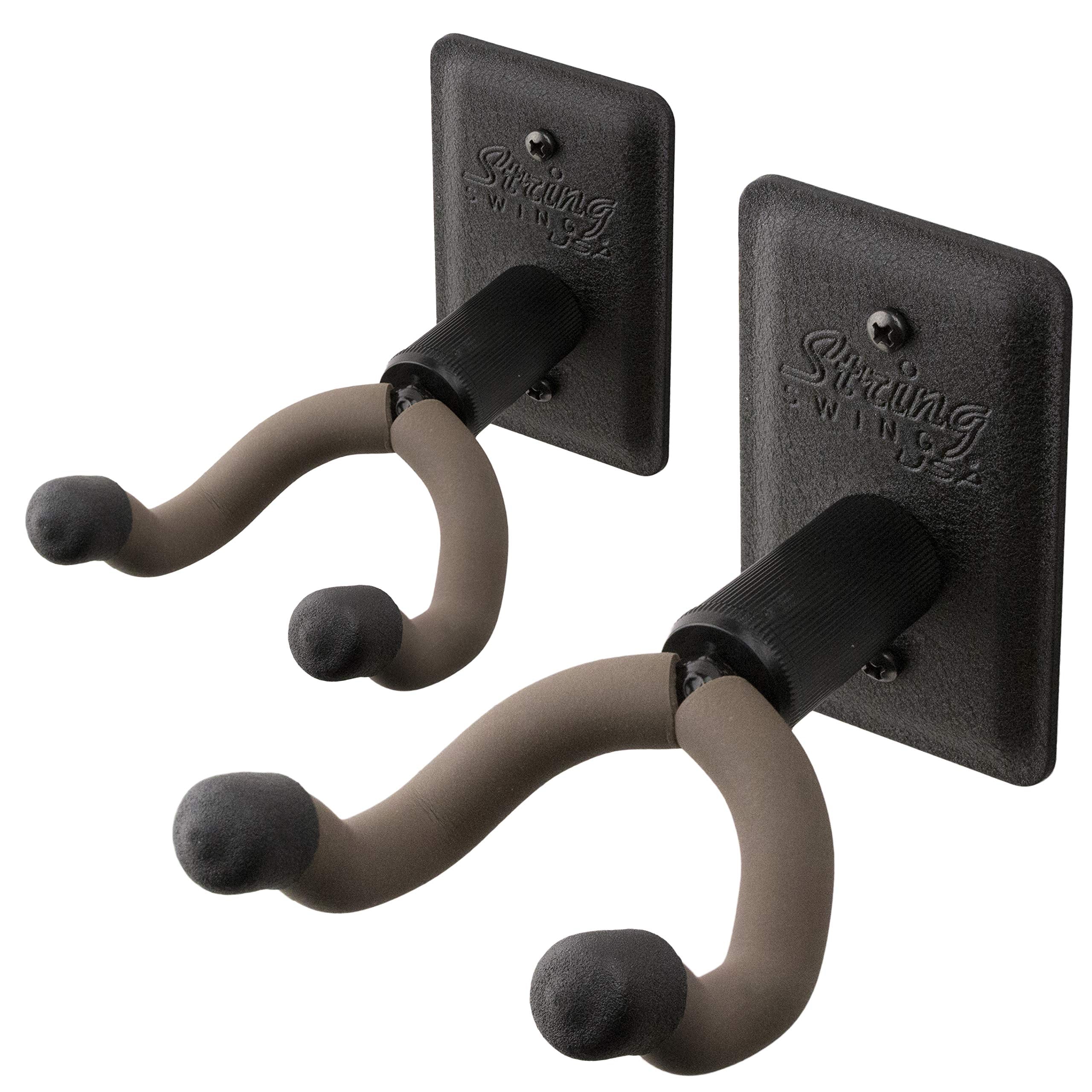 String Swing Guitar Hanger   Holder For Electric Acoustic And Bass Guitars   Stand Accessories Home Or Studio Wall   Musical Ins