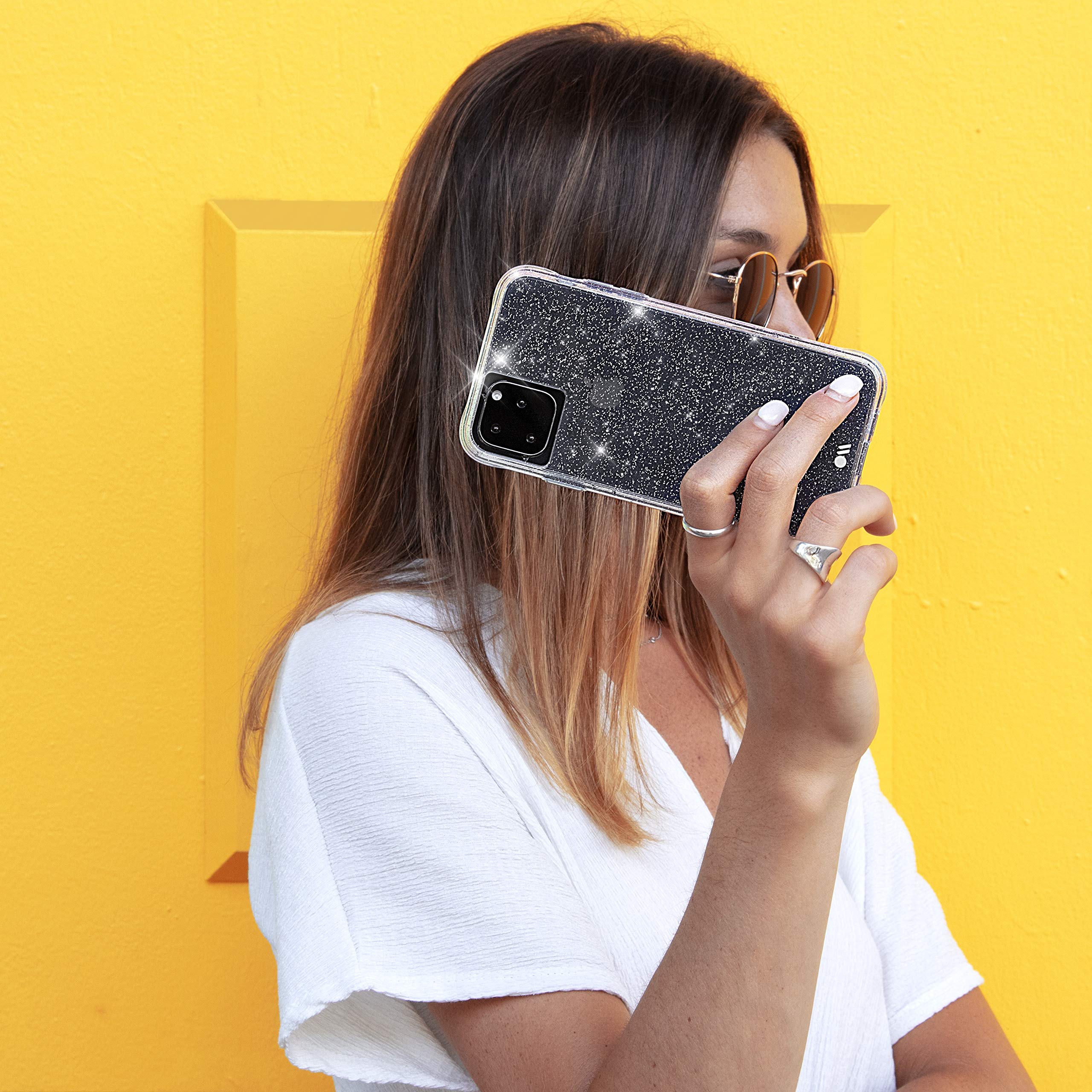 Case Mate   Sheer Crystal   Sparkle Case For Iphone 11   Protective Design   6.1 Inch   Crystal Clear