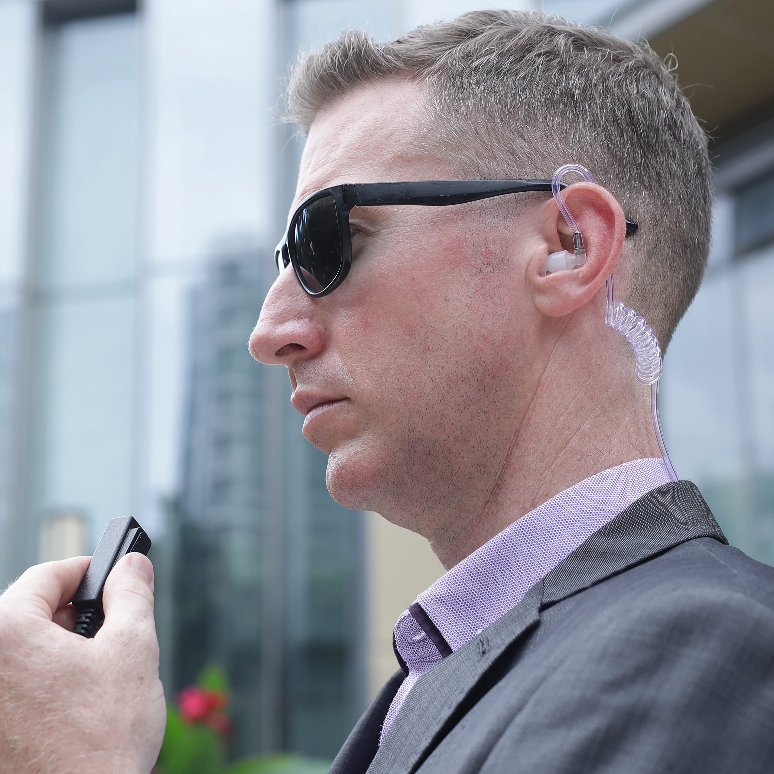 Jeuyoede Surveillance Acoustic Tube Earpiece Headset With Mic Compatible For Kenwood Tk 3140 Tk 3400 Tk 3402U16P Uv 5R Uv 82 Wal