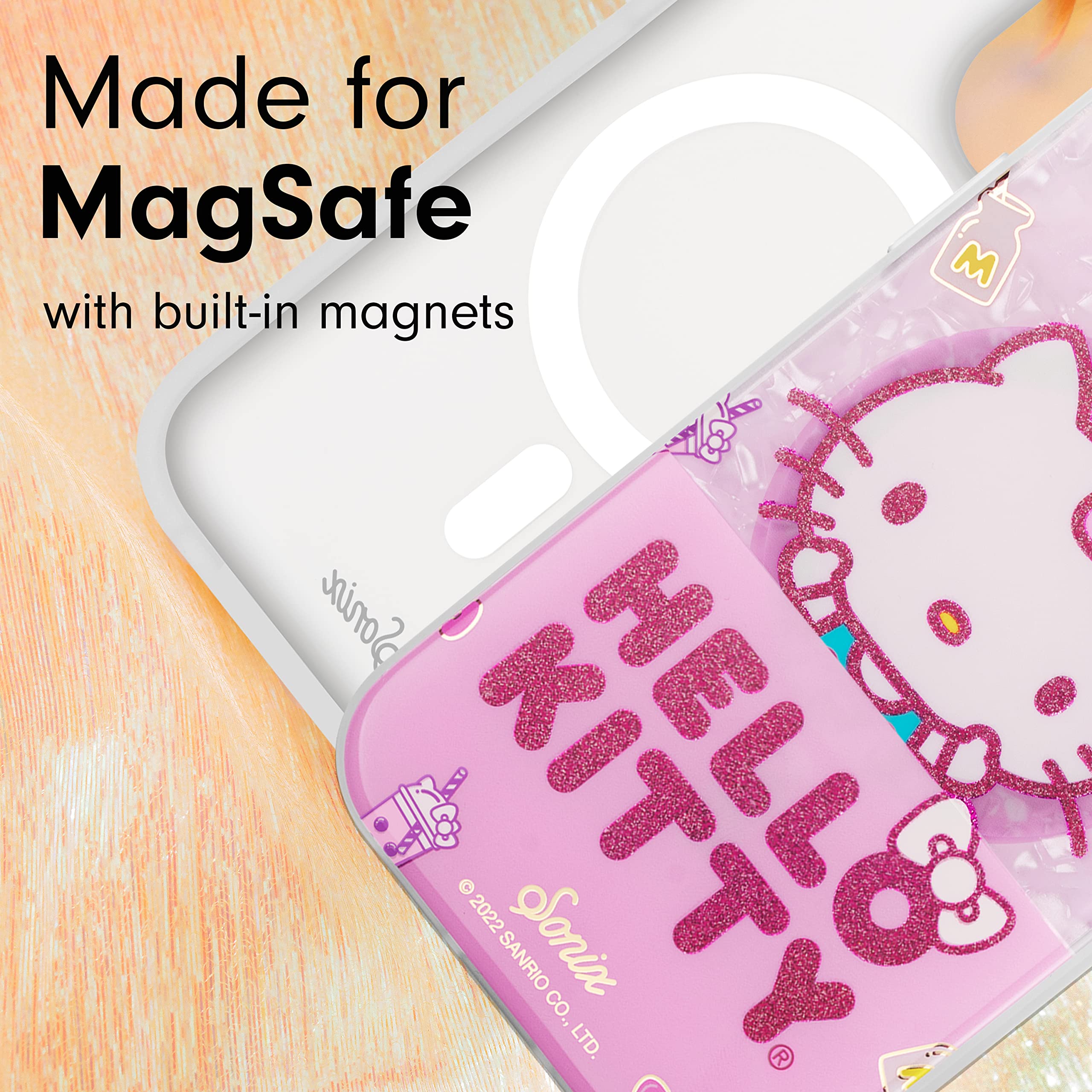 Sonix X Sanrio Case For Iphone 14 Pro | Compatible With Magsafe | 10Ft Drop Tested | Hello Kitty Boba