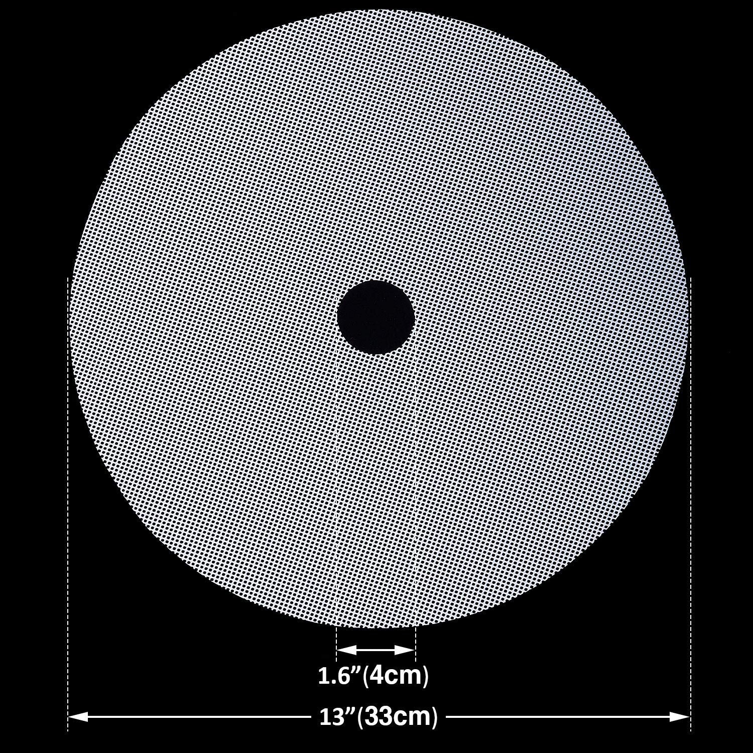 Blulu 4 Pcs 13 Inch Round Silicone Dehydrator Sheets Non Stick Food Dehydrator Mats Reusable Silicone Steamer Mesh Baking Mat Fo