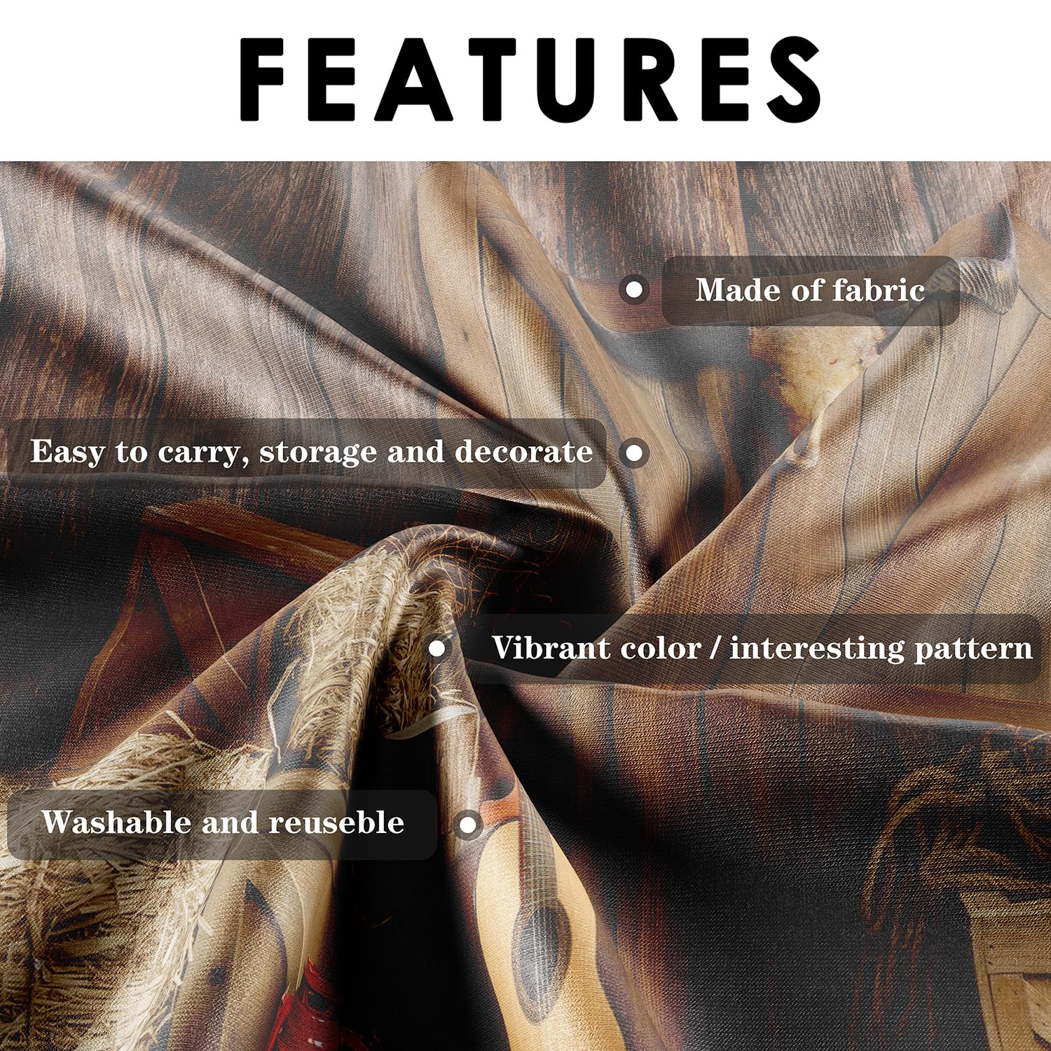 Western Cowboy Backdrop Wild West Photo Background Portrait Photography Props Cowgirl Theme Birthday Party Decorations, Ladvis 8