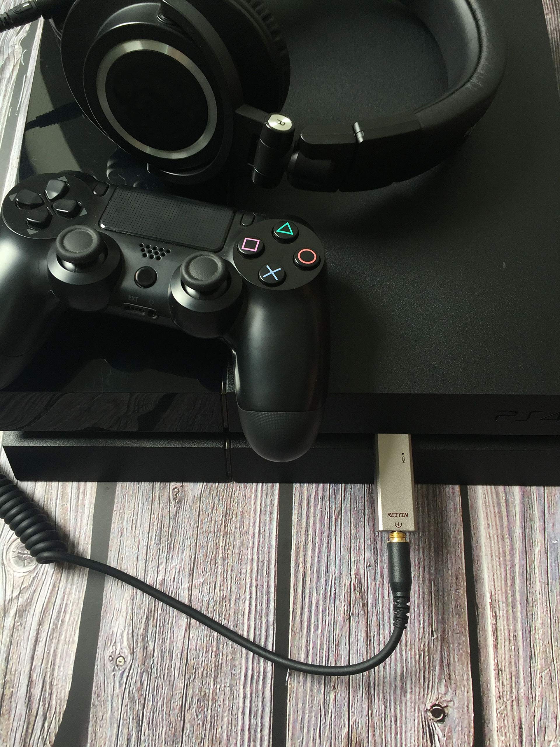 Reiyin Da 02 Dac 192Khz 24Bit Audio Adapter With Optical Headset Output For Pc Ps4 Game Devices   Gray