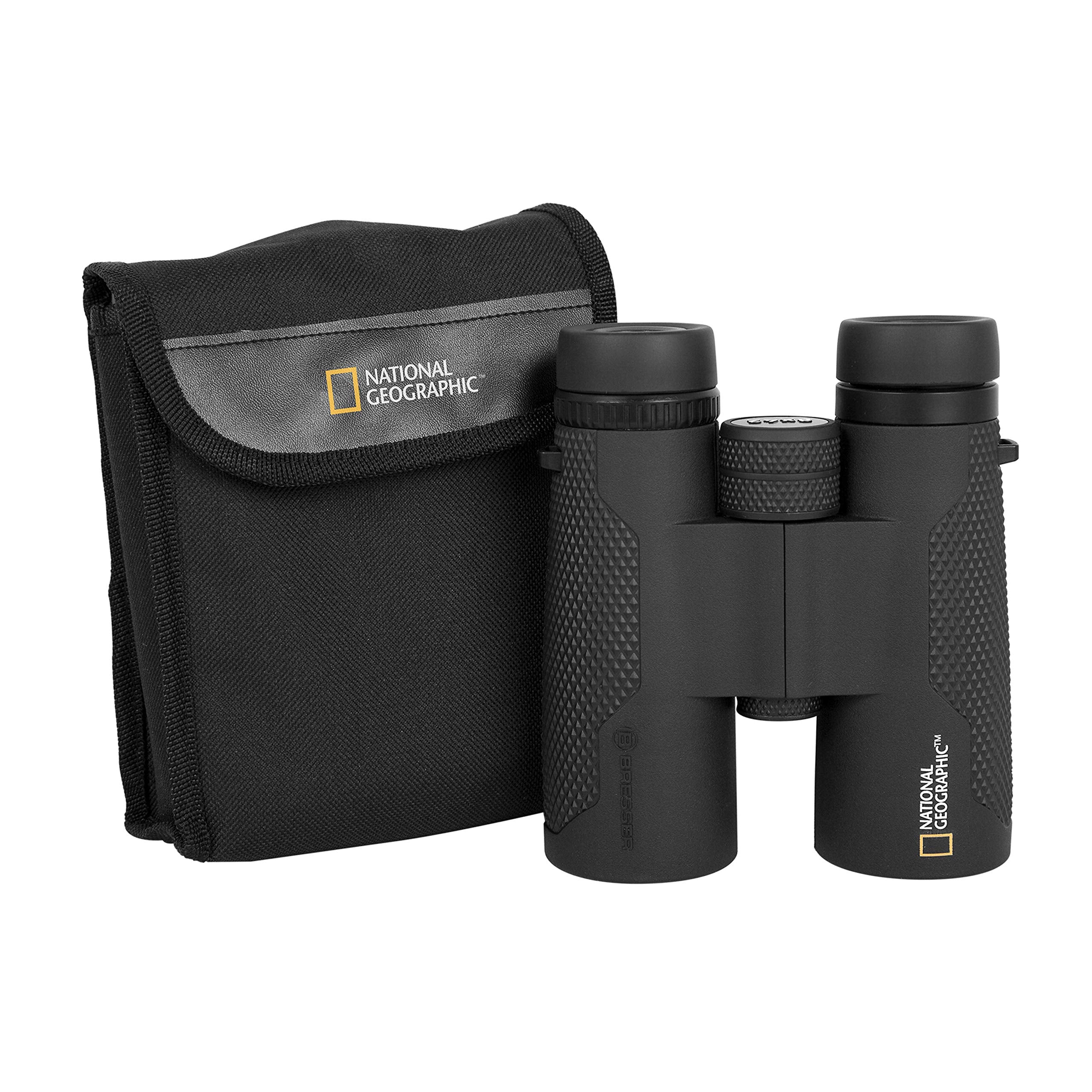 National Geographic 8X42 Binoculars For Adults   Lightweight 8X Magnification Roof Prism Binoculars For Birdwatching Hunting Spo