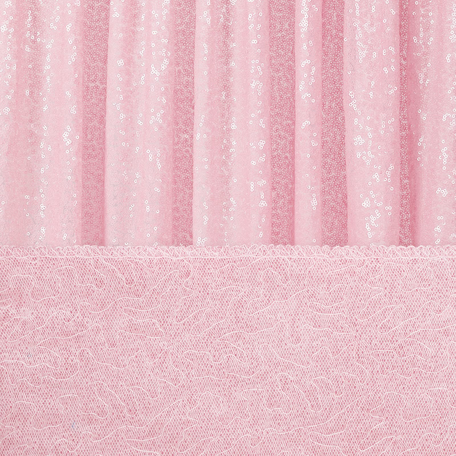 Pink Sequin Backdrop 2 Panels 2Ftx8Ft Birthday Party Backdrop Curtains Glitter Baby Shower Backdrop Pink Backdrop