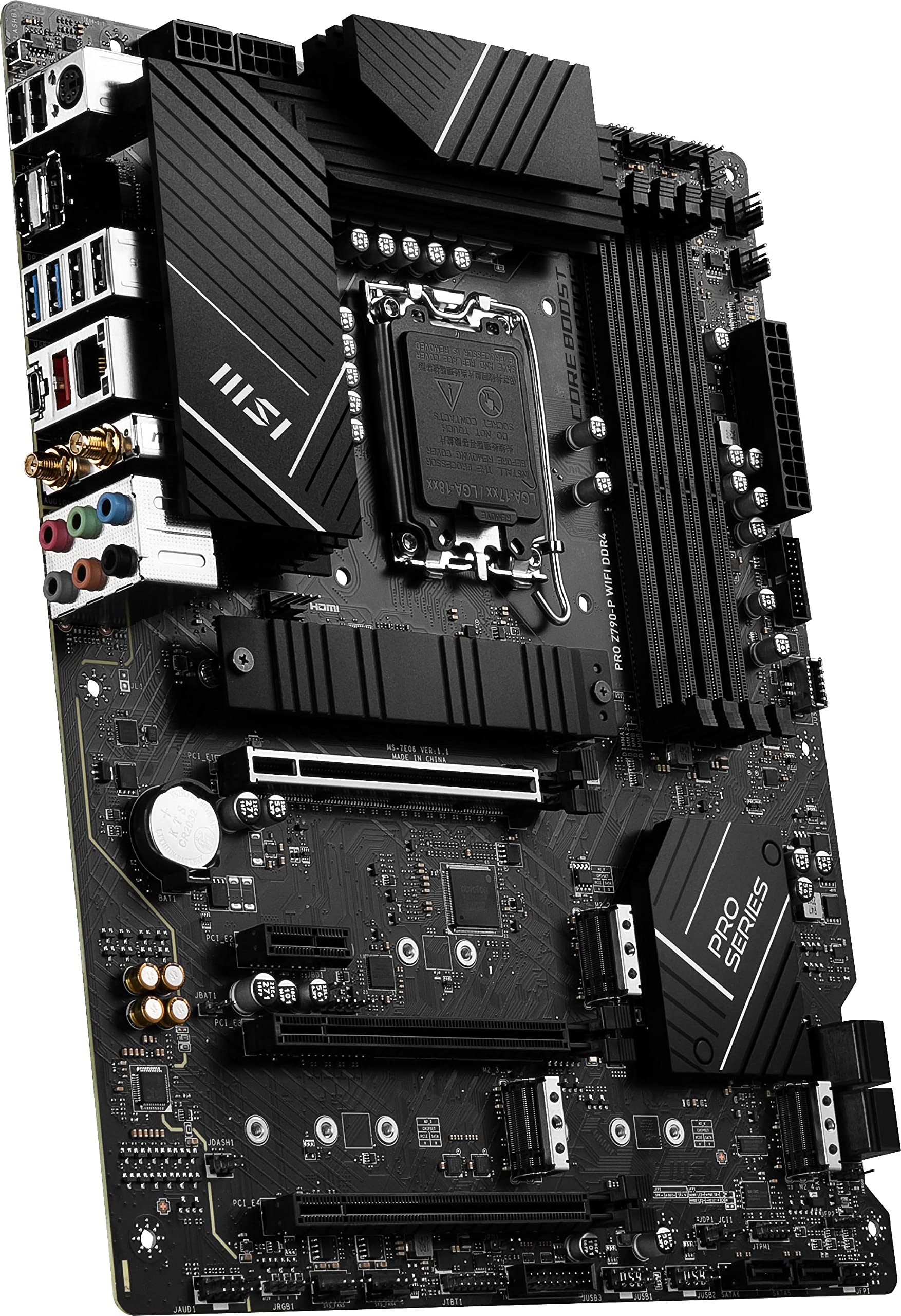 Msi Pro Z790 P Wifi Ddr4 Proseries Motherboard (Supports 12Th13Th Gen Intel Processors Lga 1700 Ddr4 Pcie 5.0 M.2 2.5Gbps Lan Us