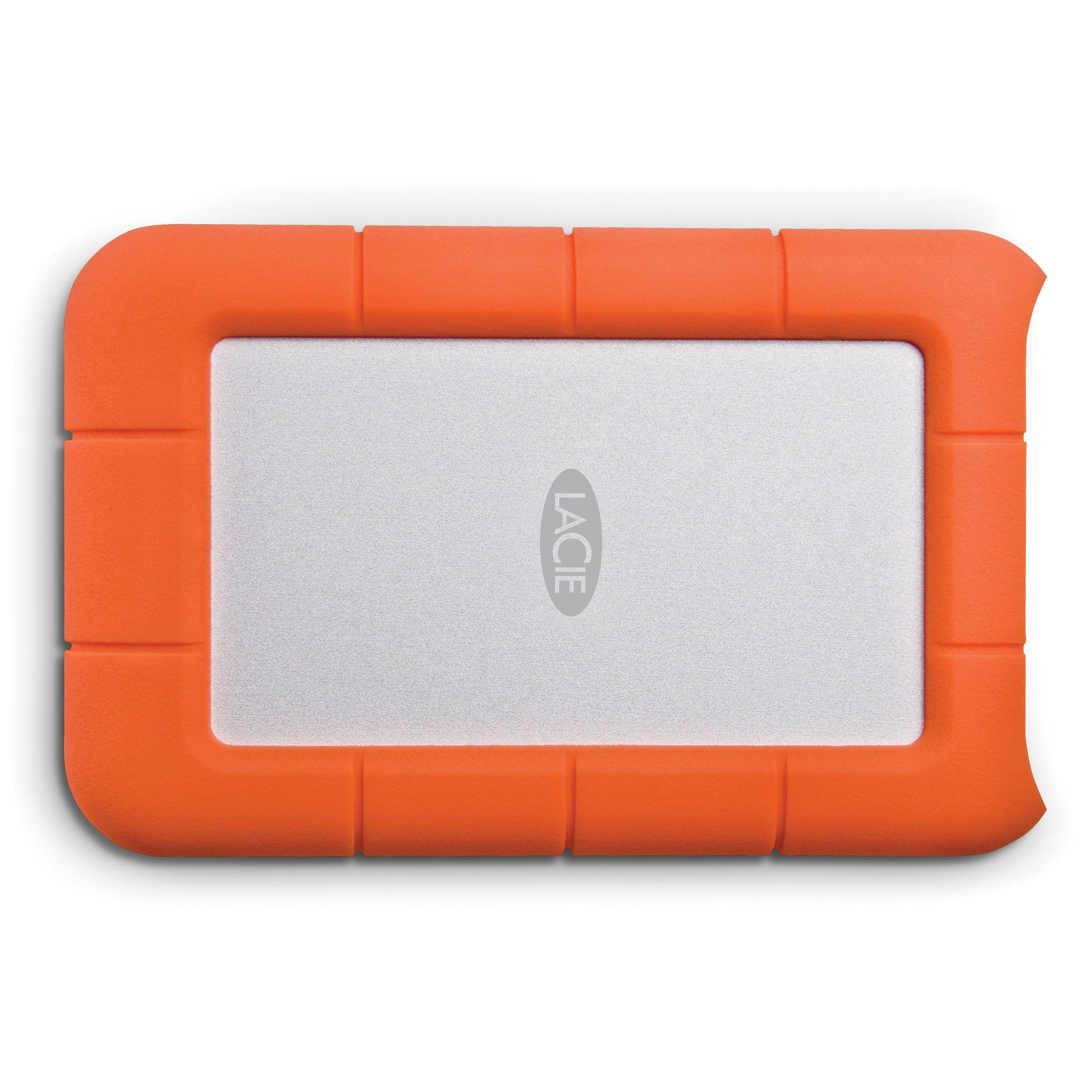 Lacie Lac301558 Rugged Mini Usb 3.0 Portable External Hd, Orange, 1Tb
