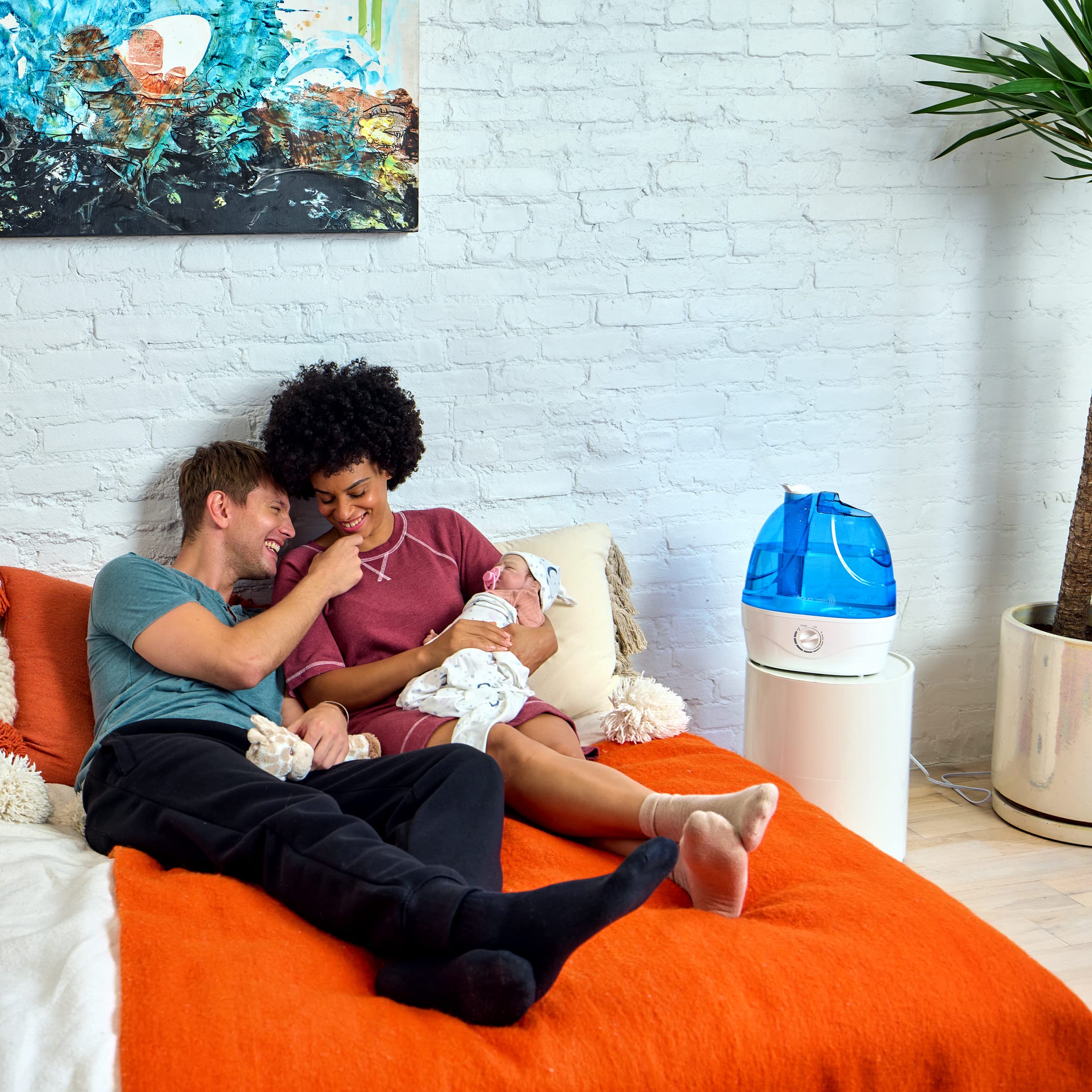 Aquaoasis Cool Mist Humidifier (6L Water Tank) Quiet Ultrasonic Humidifiers For Bedroom & Large Room   Adjustable  360 Rotation