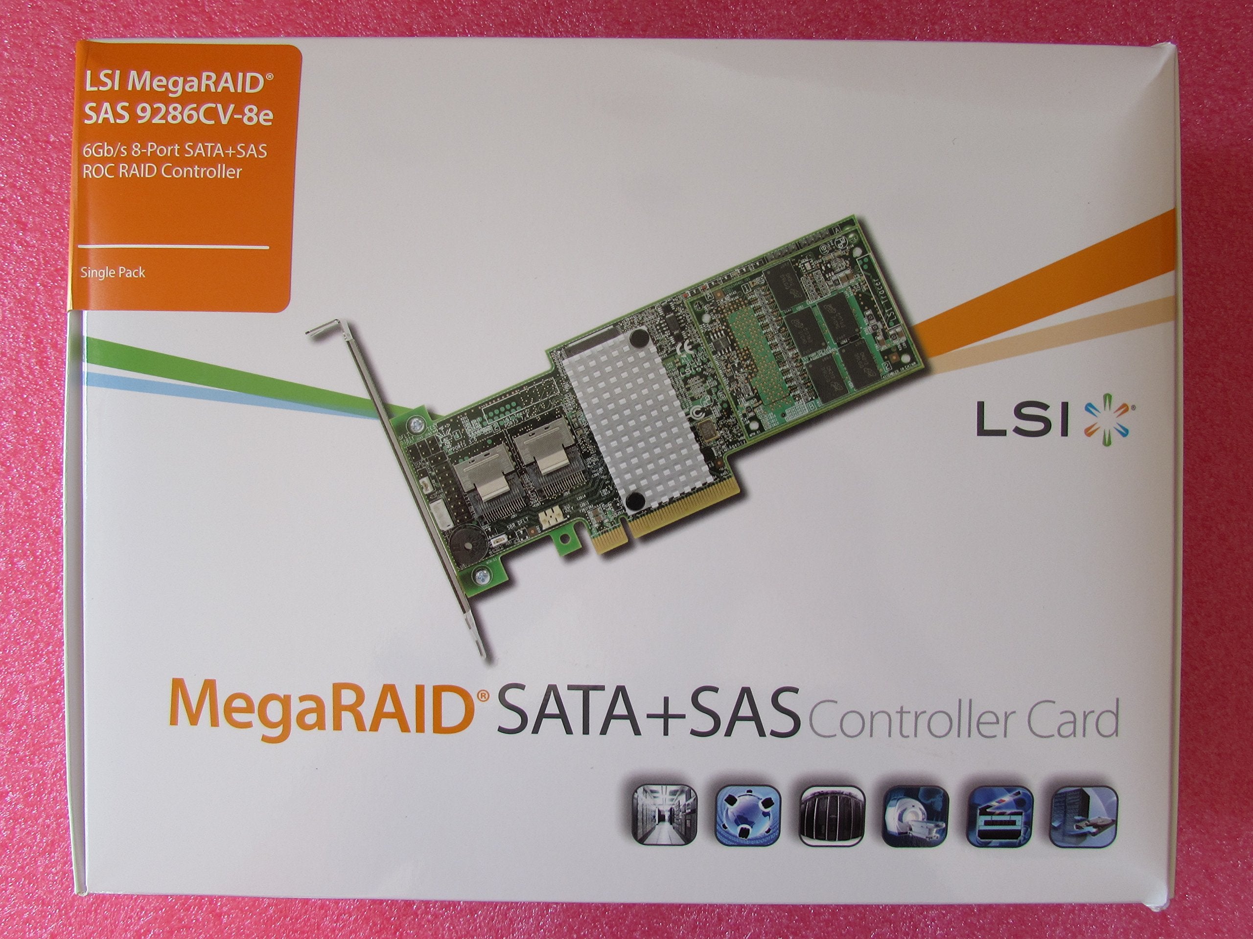 Lsi Logic Lsi00333 Megaraid Sas 9286Cv 8E 8Port 6Gb S Pcie3.0 1Gb Controller Card