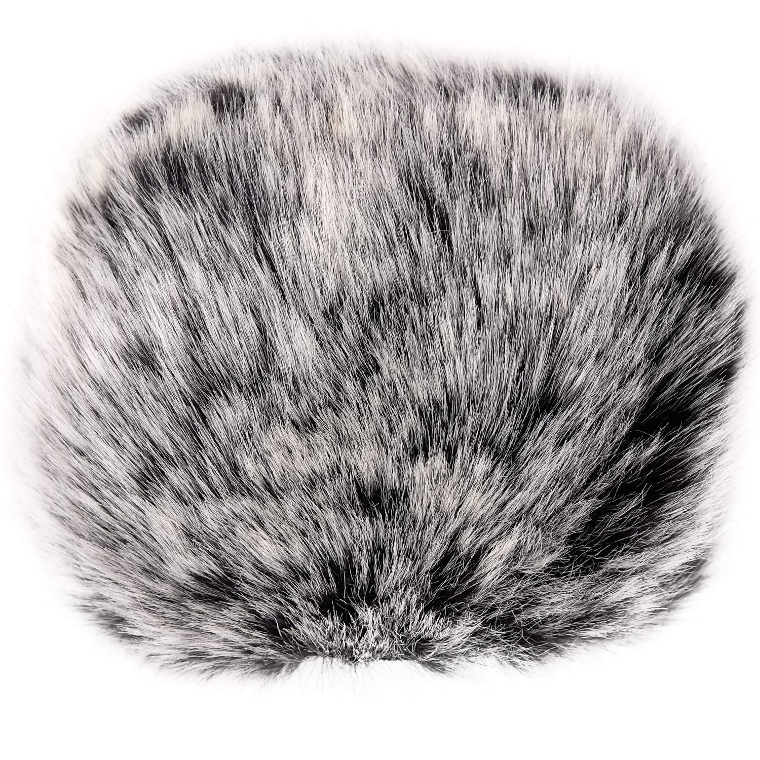 Chromlives Furry Windscreen Muff, Mic Cover Wind Muff, Outdoor Microphone Wind Cover Compatible With Zoom H5 H6 And More, Grey