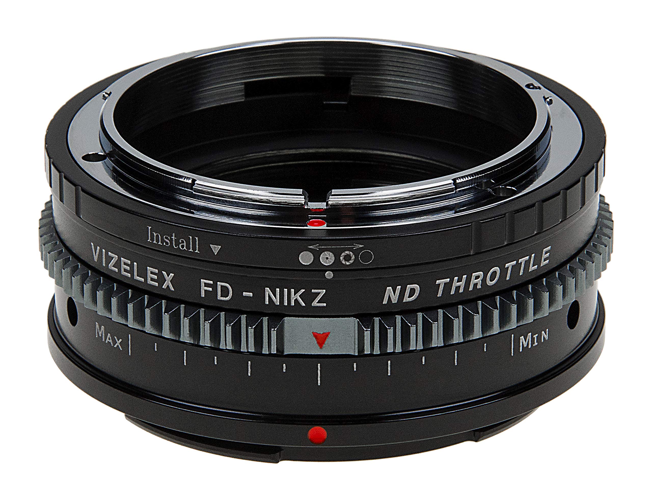 Vizelex Cine Nd Throttle Lens Adapter Compatible With Canon Fd Lenses To Nikon Z Mount Cameras   Built In Variable Nd Filter (2 