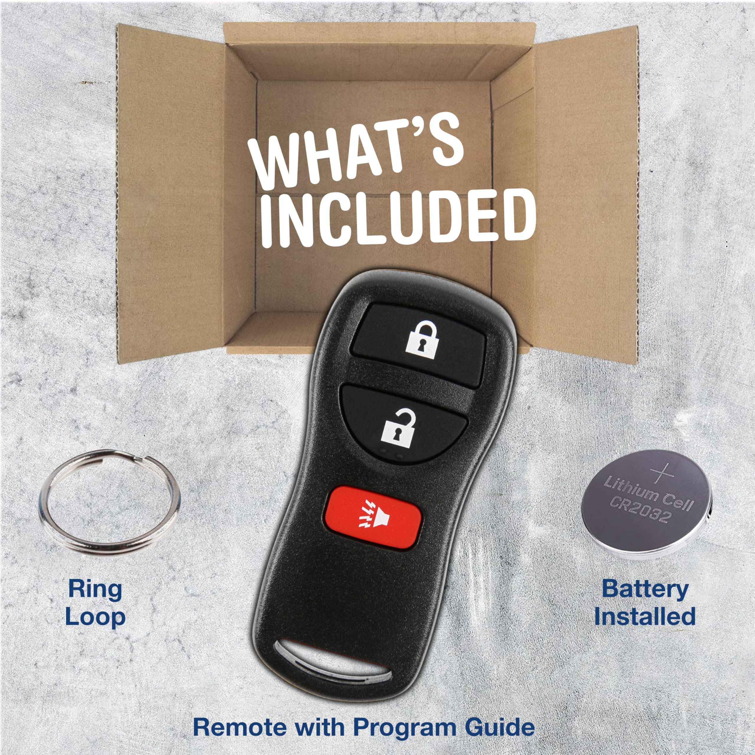 Keylessoption Keyless Entry Remote Control Car Key Fob Replacement For Kbrastu15, Cwtwb1U733