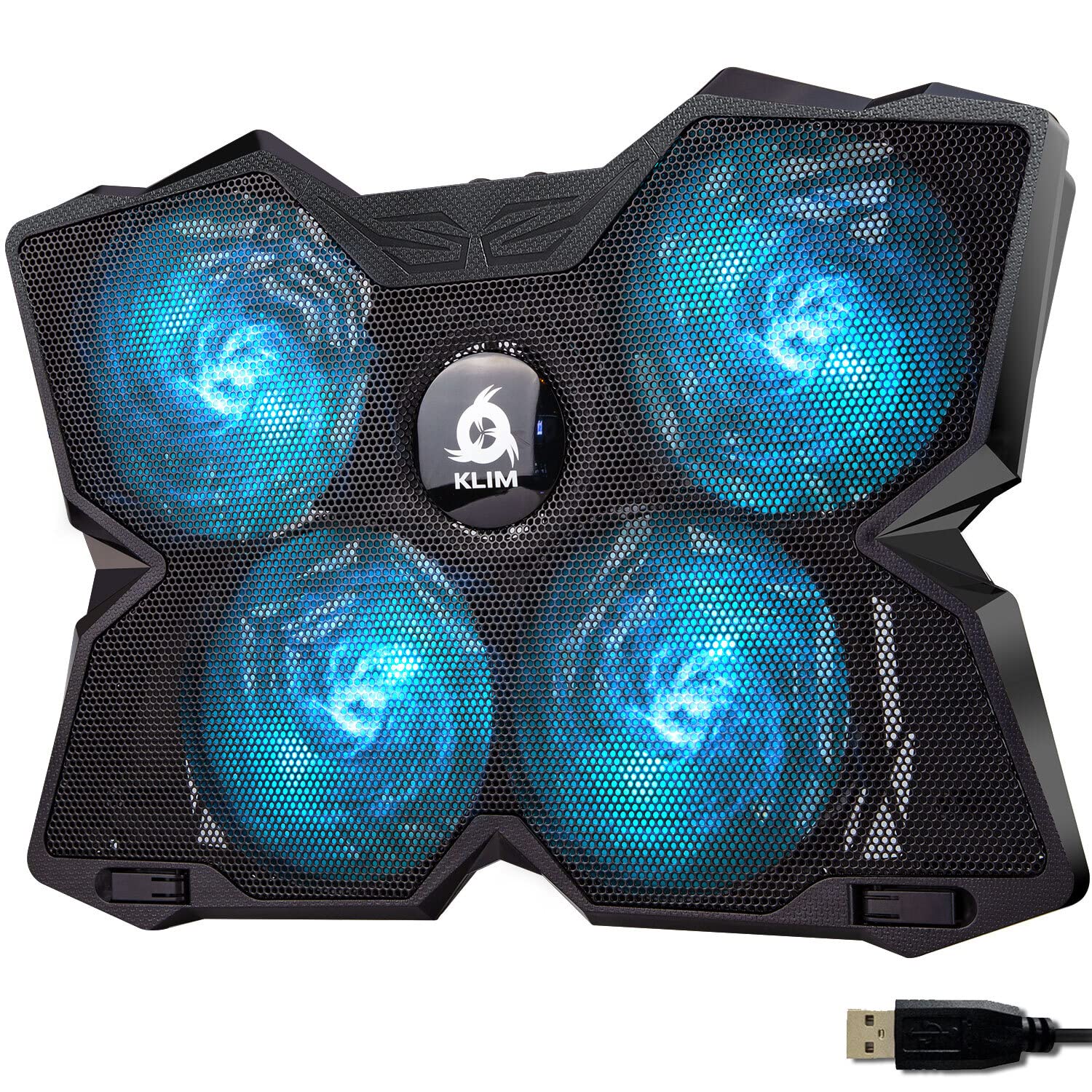 Klim Wind Laptop Cooling Pad   More Than 500 000 Units Sold   New Version 2024   The Most Powerful Rapid Action Cooling Fan   La