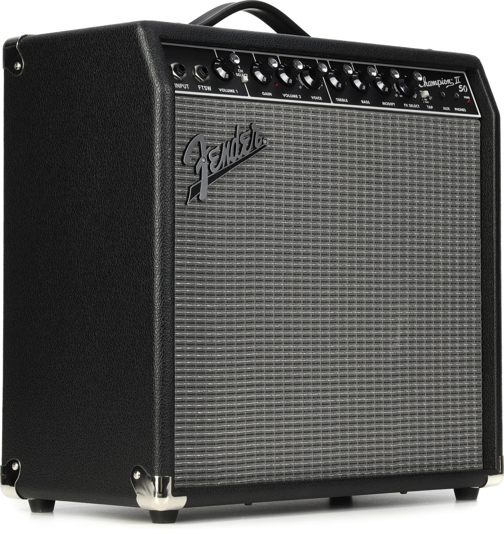 Fender Champion Ii 50 Guitar Amp, 50 Watts, With 2 Year Warranty, Features 12 Built In Effects Models