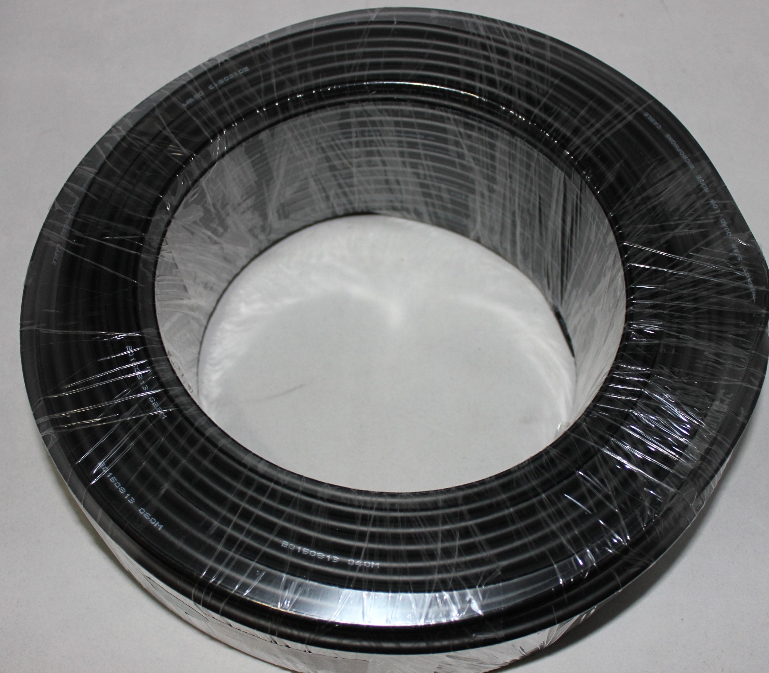 Sunrise 300 Ft Bulk, Unterminated   Black   Star Quad Pro Audio Low Noise Balanced Microphone Cable