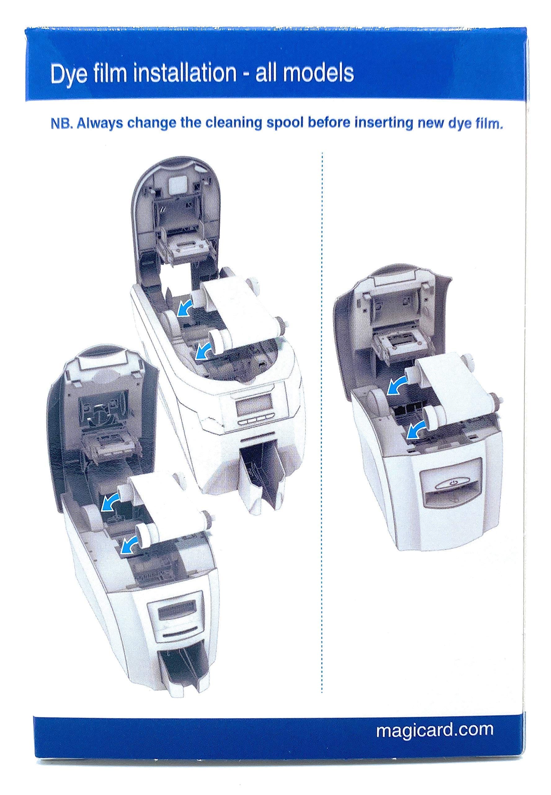 Magicard Ma300Ymcko Color Ribbon Kit (Ymcko, 300 Prints) For Enduro, Rio Pro, And Pronto Series Card Printers Straight From Manu