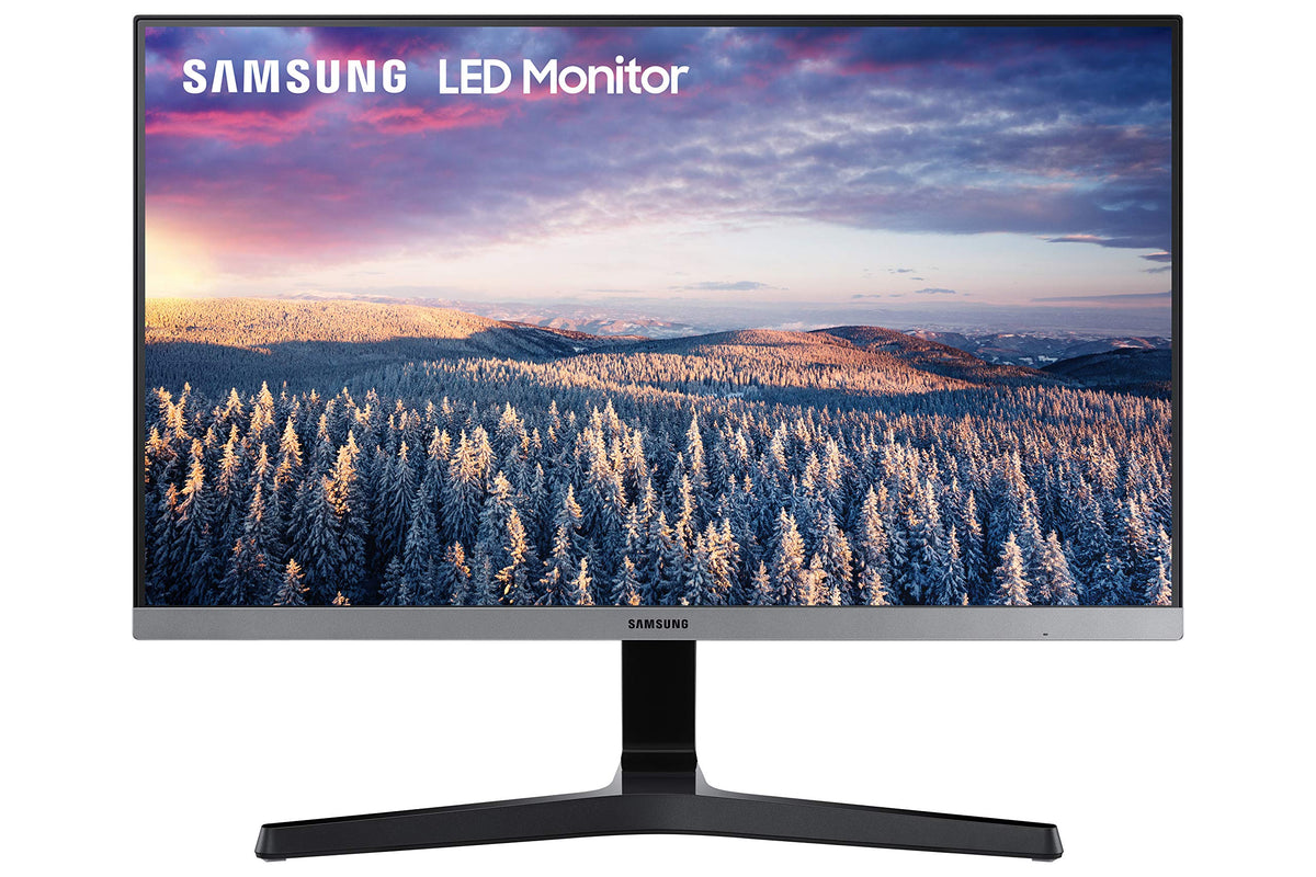 Samsung Sr35 Series 27 Inch Fhd 1920X1080 Flat Desktop Monitor For Working Or Learning, Hdmi, D Sub, Wall Mountable