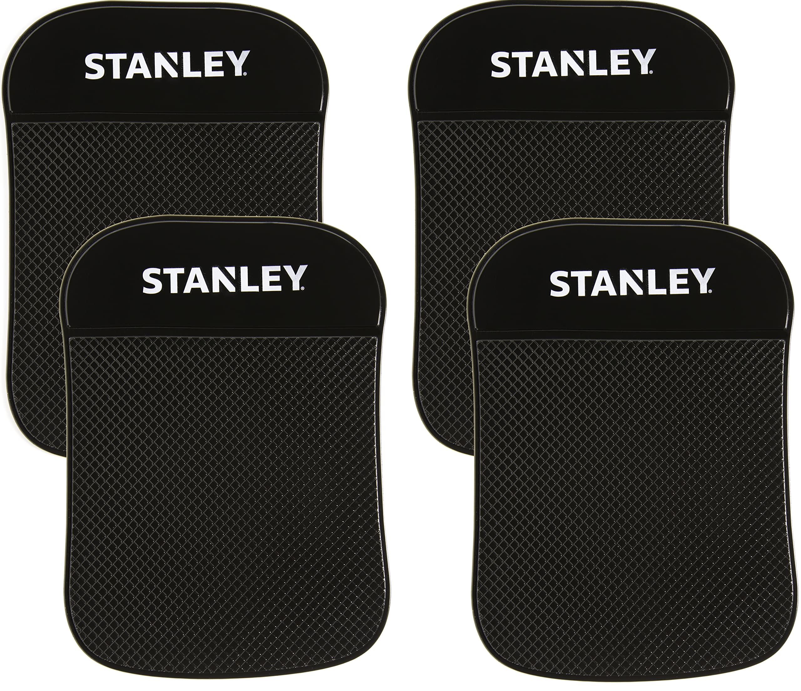 STANLEY S4006 4.5 x 6.5 Extra-Strong Anti-Slip Grip Dashboard Gel Pad for Cell-Phone, Tablet, GPS, Keys or Sunglasses, Pack of 4