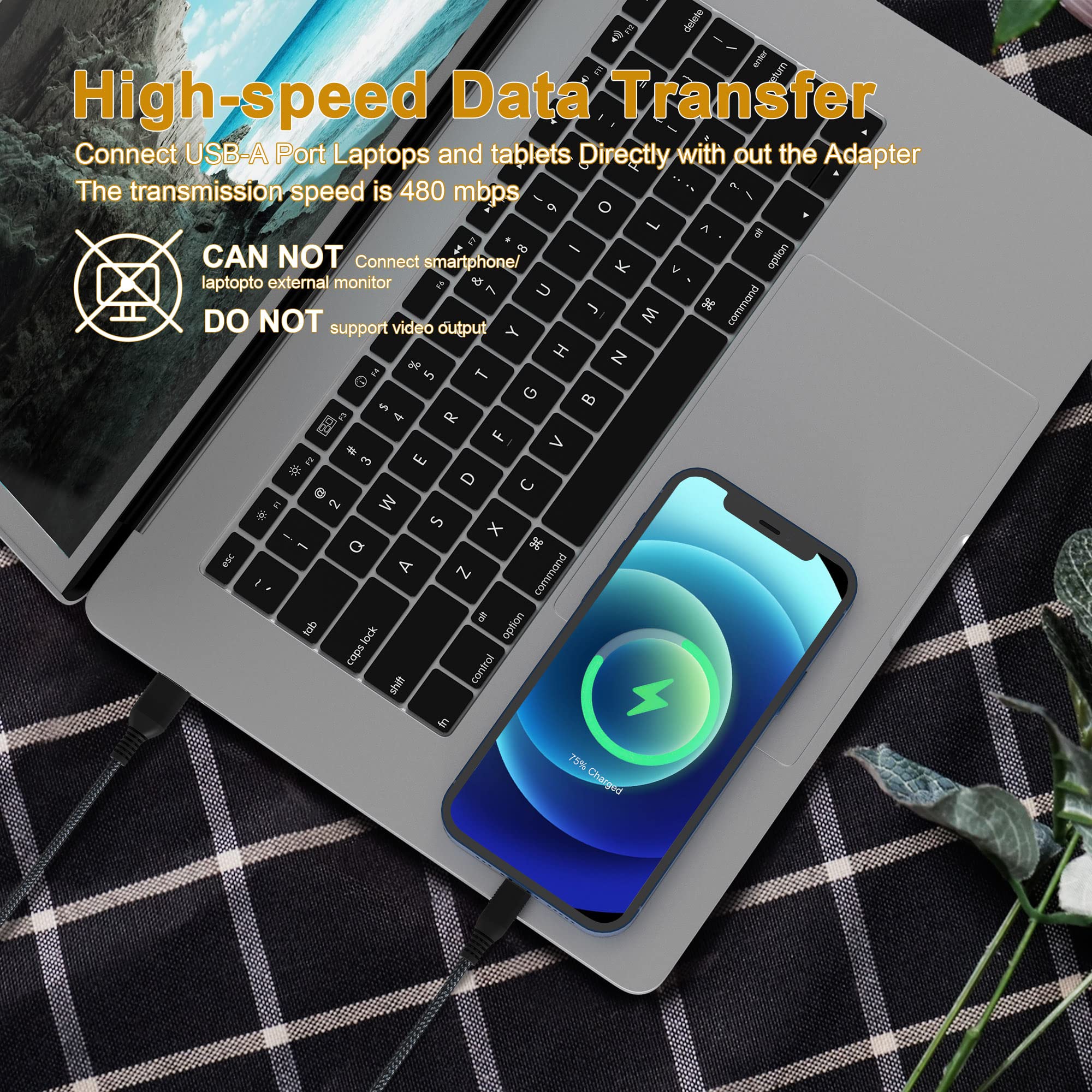 Iphone Charger 26Ft/8M [Apple Mfi Certified] Lightning Cable Extra Long Iphone Charging Cord Nylon Braided Apple Fast Charger Cable 2.4A For Iphone 13 12 11 Pro X Xs Max Xr/8 Plus/7 Plus/6/6S Plus/5S