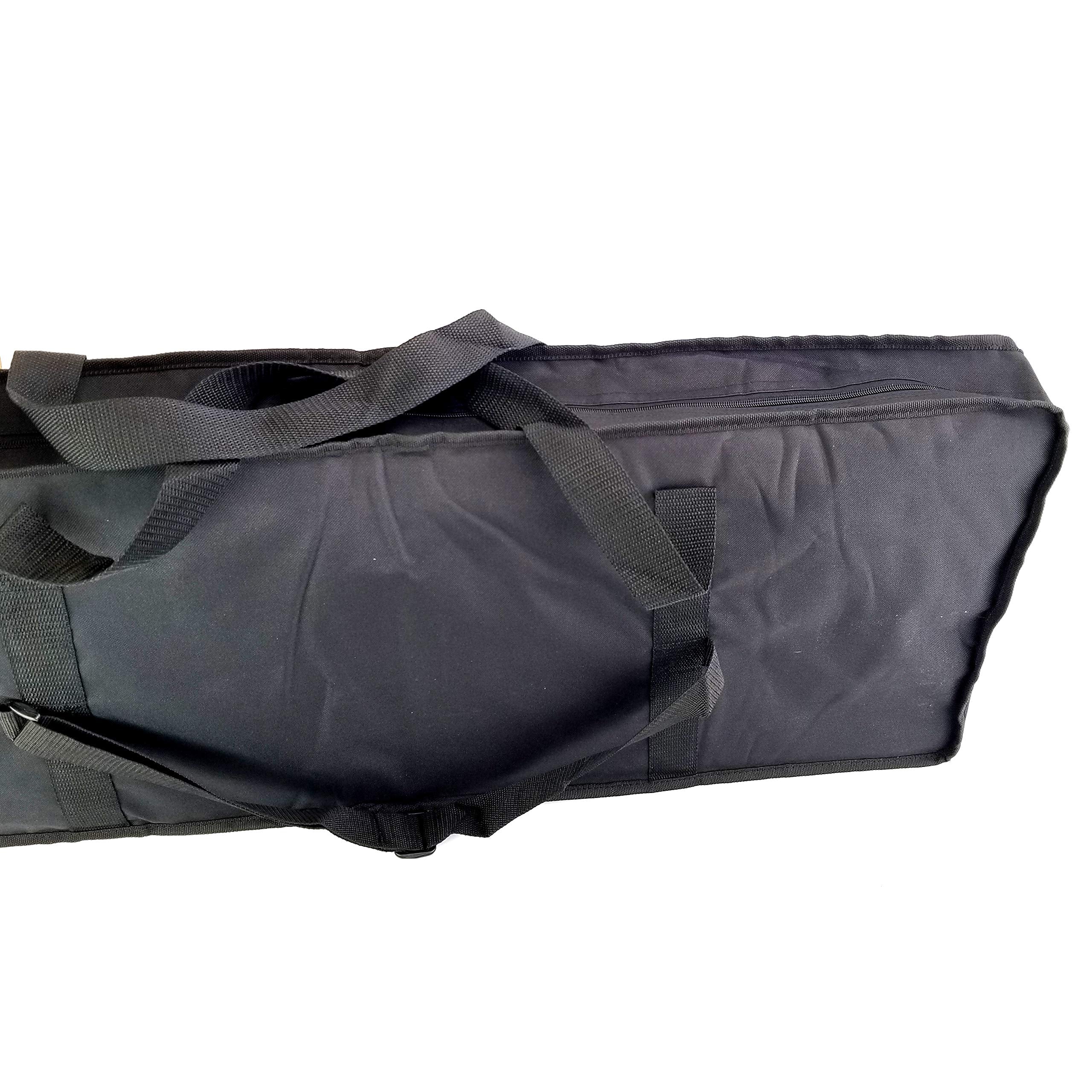 Edmbg 36'' Keyboard Gig Bags Padded Plush Case Storage Travel Strap & Pocket