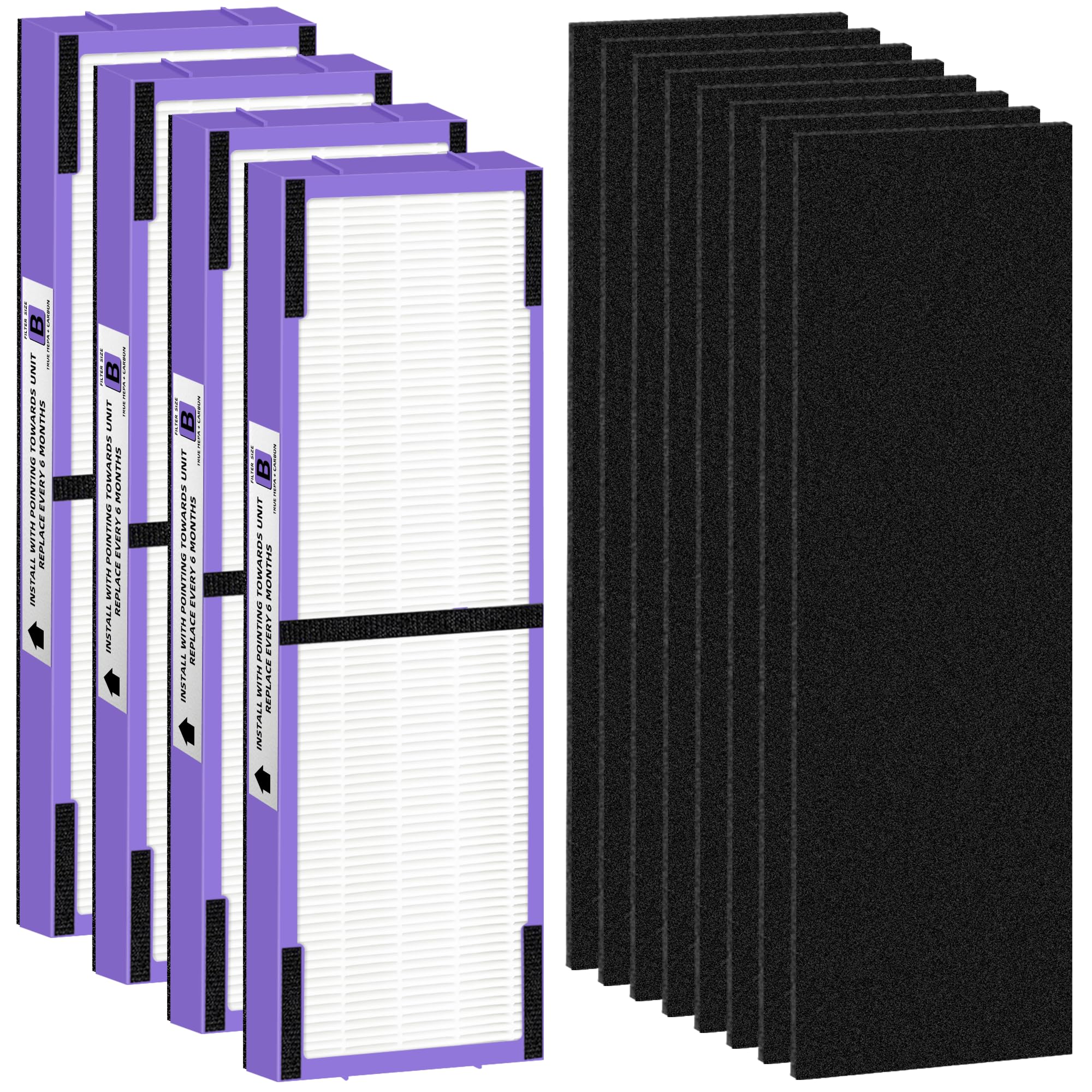 Flt4850Pt Hepa Filter B Pet Replacement Compatible With G Guardian Air Purifier Ac4825 Ac4850Pt Ac4300 Ac4800 Ac4900 Ac4850,4 H1