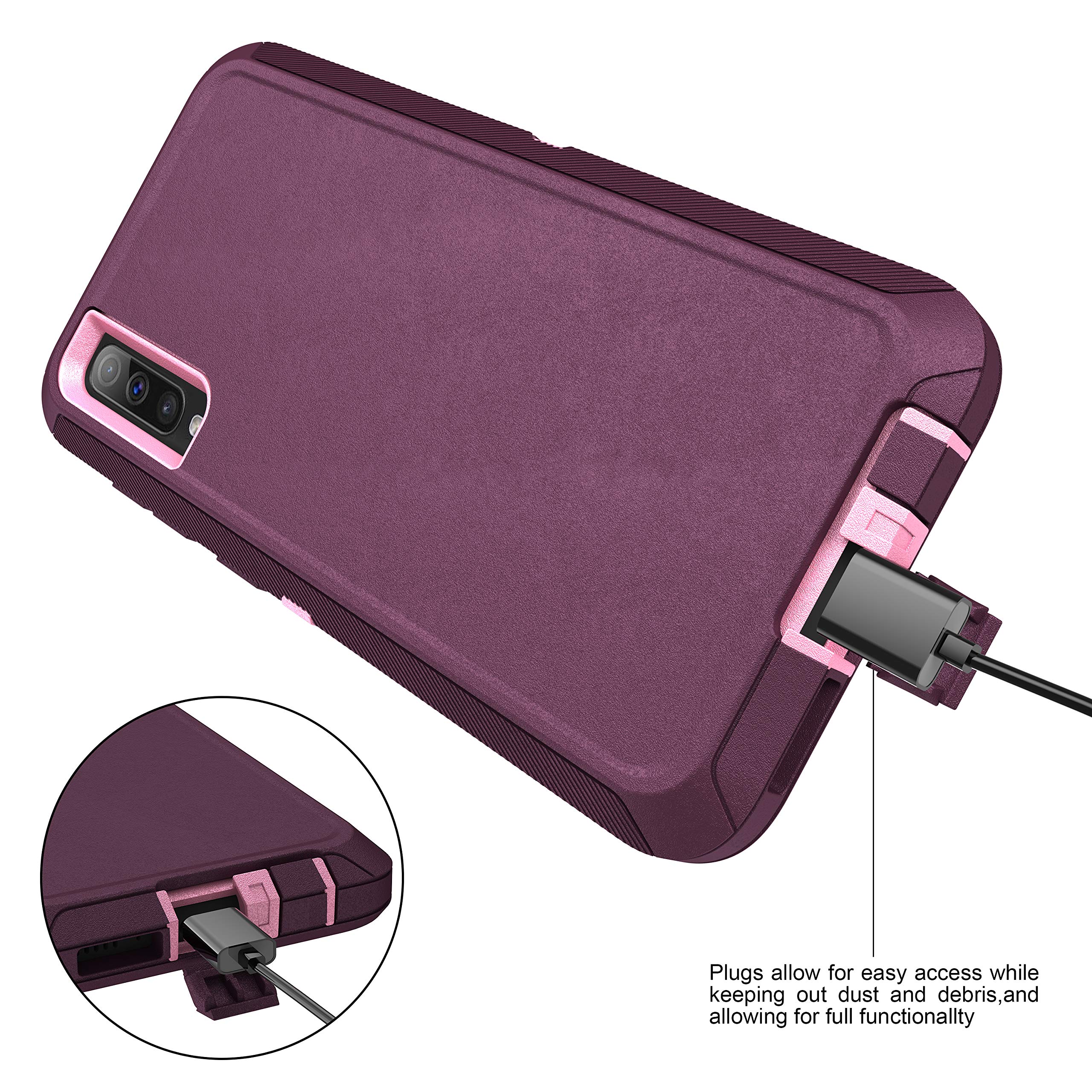 Mxx Heavy Duty Compatible Case Made For Samsung Galaxy A50 - (No Screen Protector) Drop Protection Tough Case For Your Galaxy A5