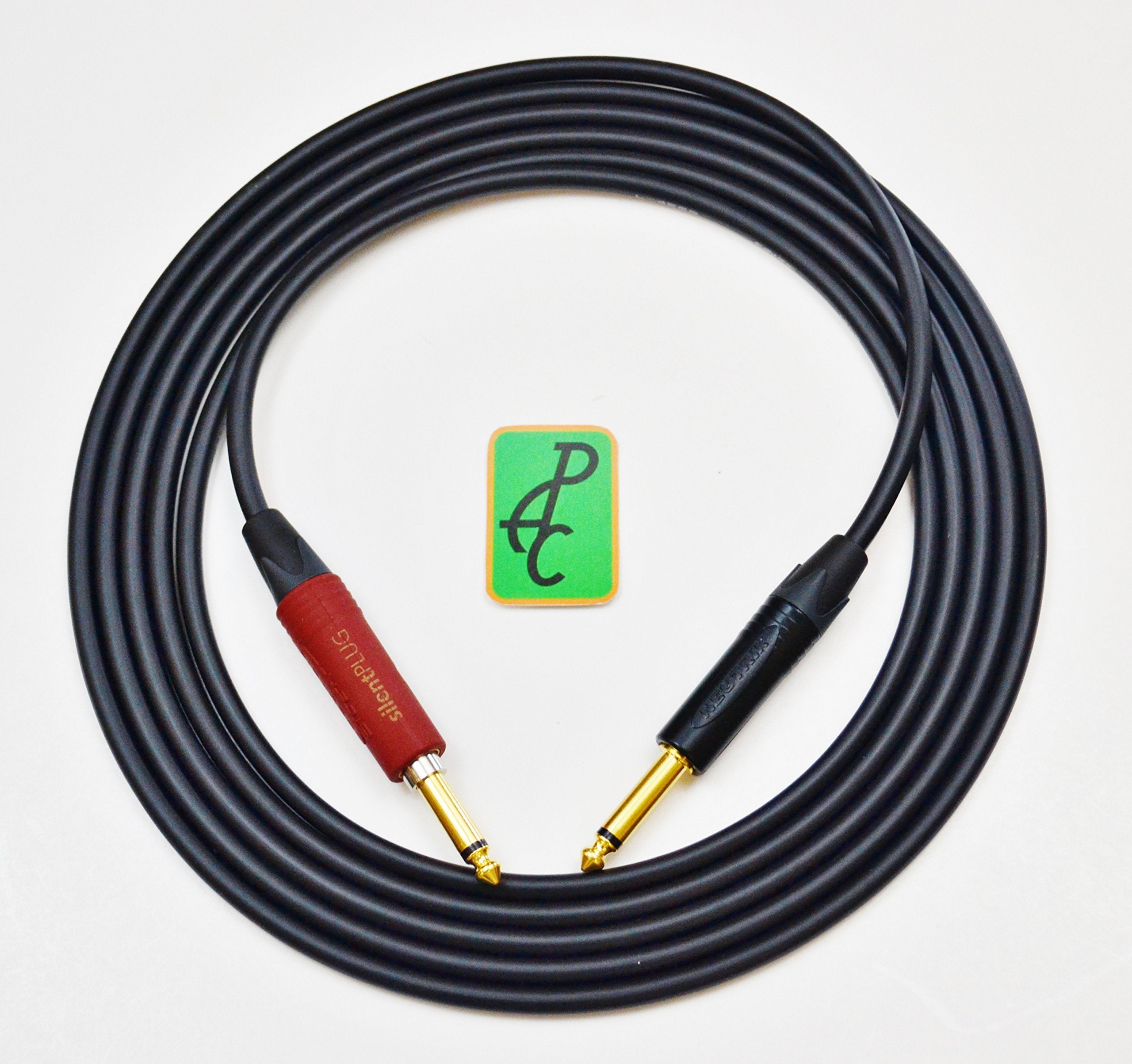 10 Ft Mogami 2524 Silent Instrument Cable 1/4 '' Neutrik Ts St   St