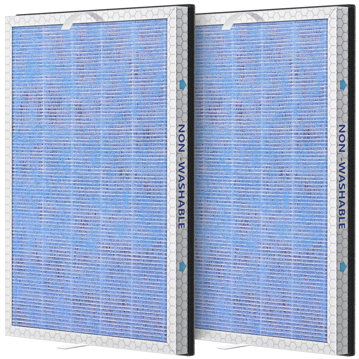 2 Pack Msa3/Msa3S True Hepa Replacement Filter Compatible With Membrane Solutions Msa3 And Msa3S Device, 3 Stage H13 True Hepa F